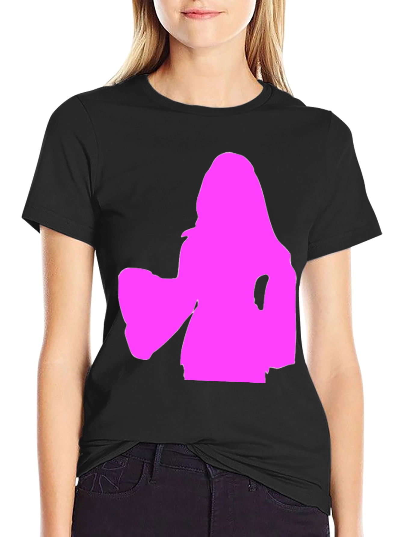 Silhouette Graphic Tee - Black