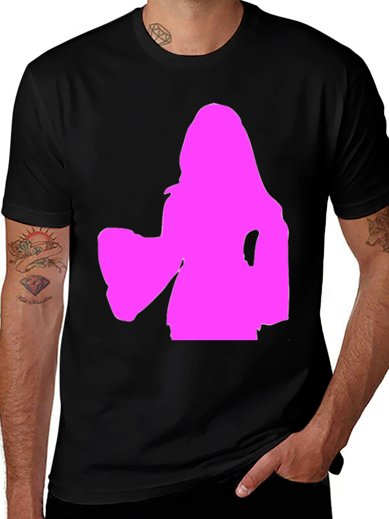 Silhouette Graphic Tee - Black