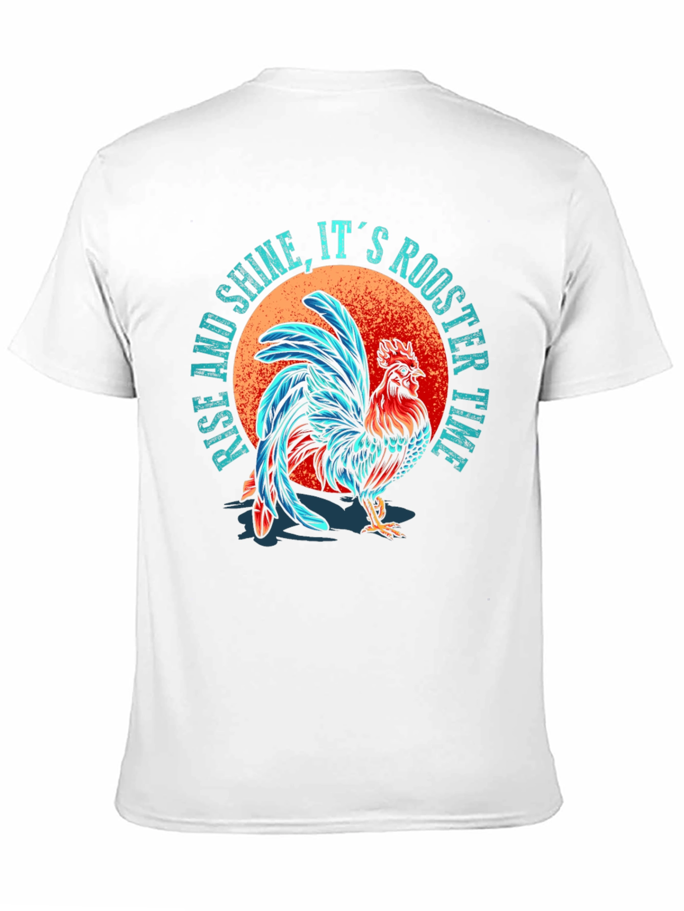Rise & Shine Rooster T-Shirt - Farm Fresh Style!
