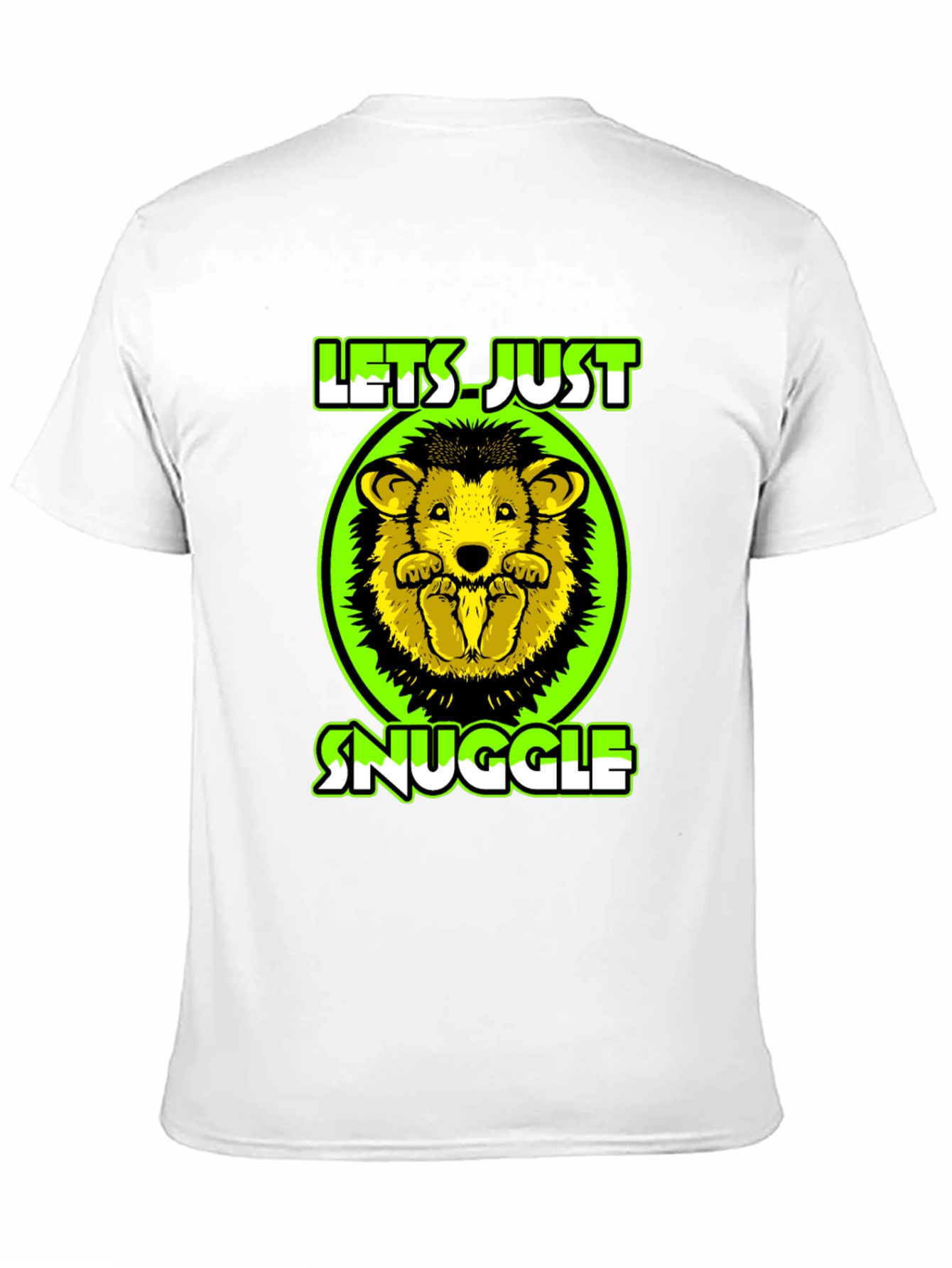 Lets Just Snuggle T-Shirt Cute Hedgehog
