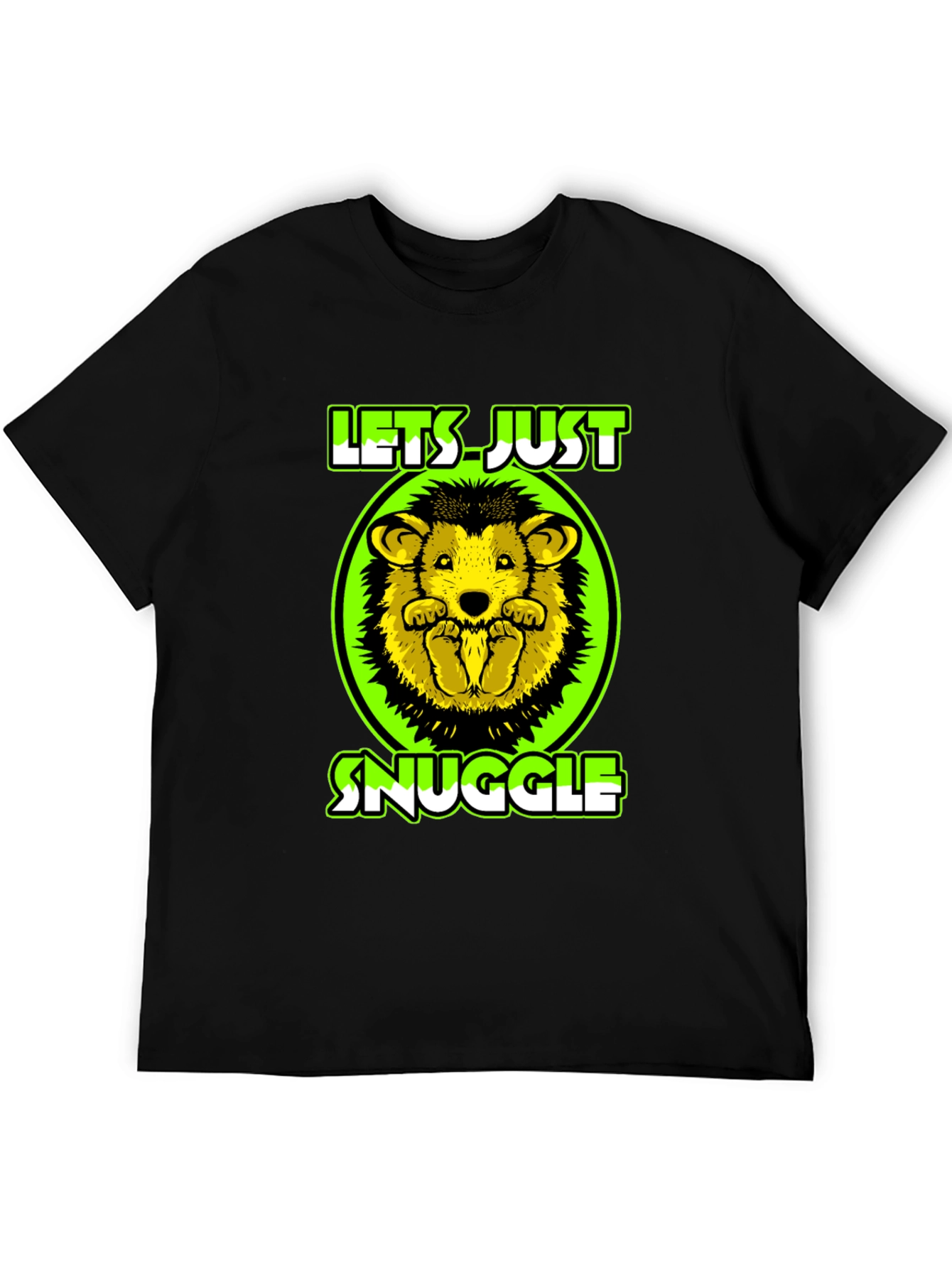 Lets Just Snuggle T-Shirt Cute Hedgehog
