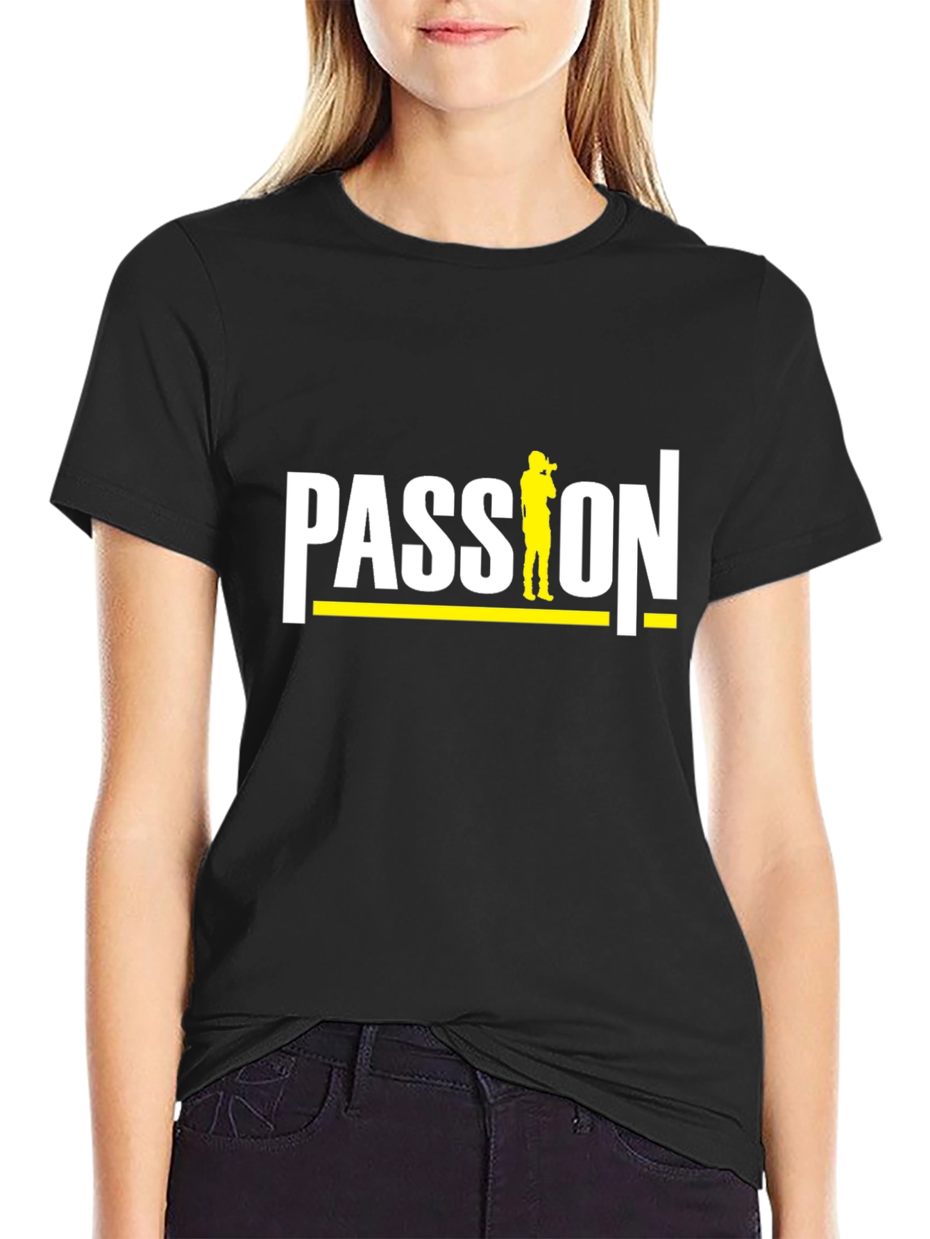 Passion Photographer Black T-Shirt