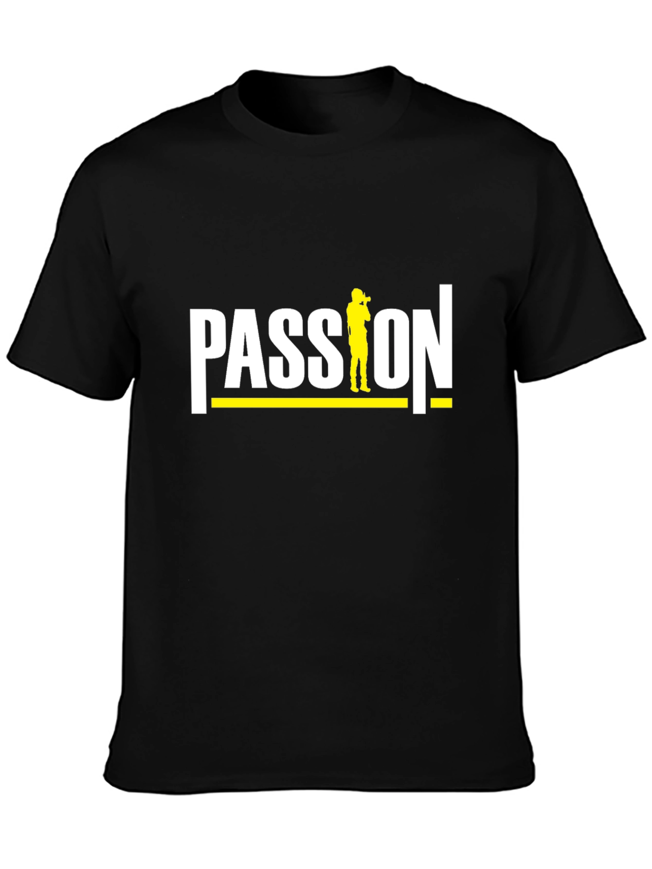 Passion Photographer Black T-Shirt