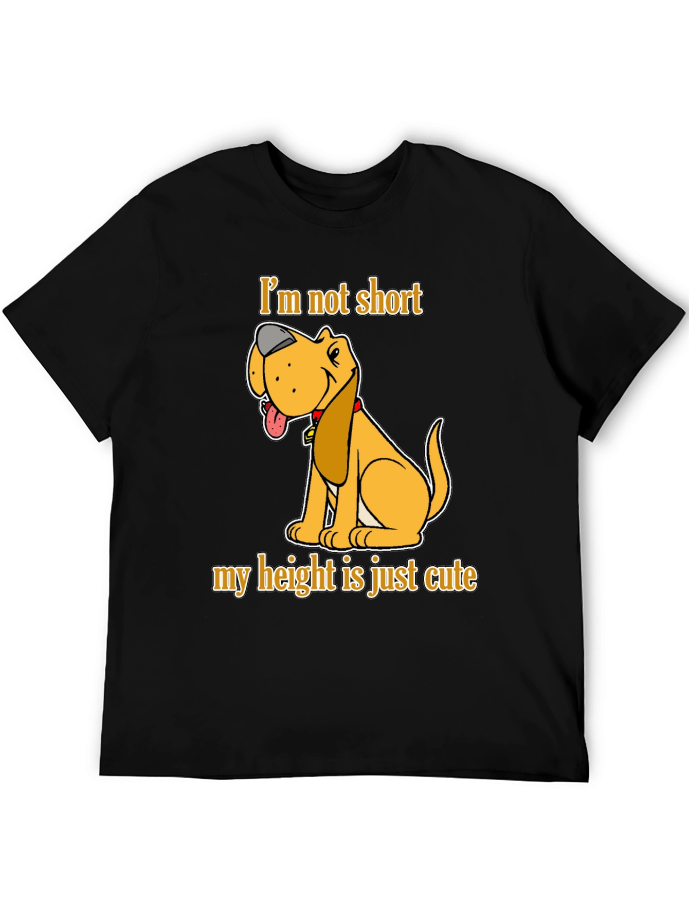 Cute Dog Short Height T-Shirt