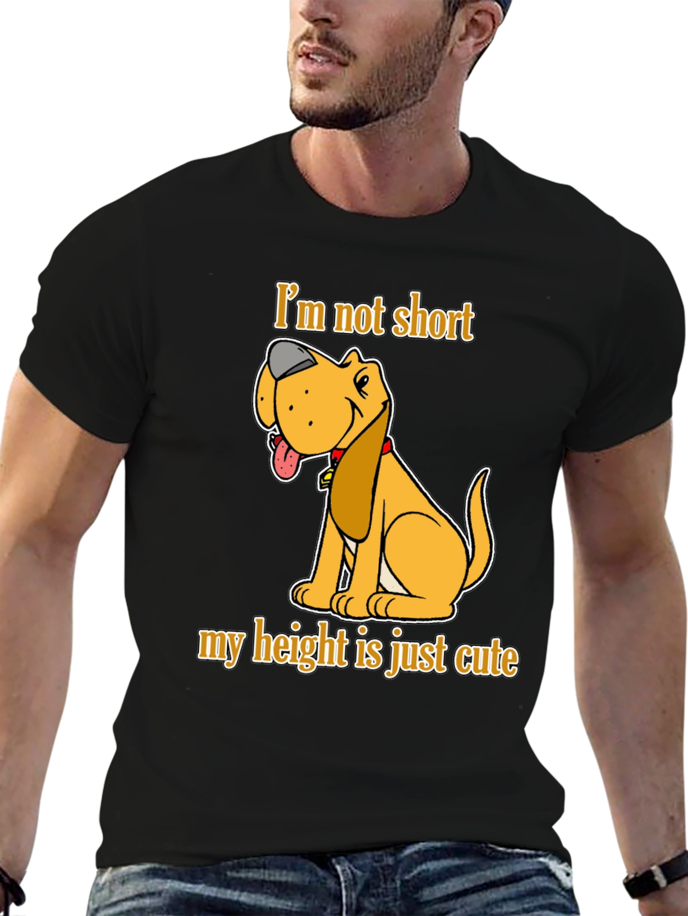Cute Dog Short Height T-Shirt