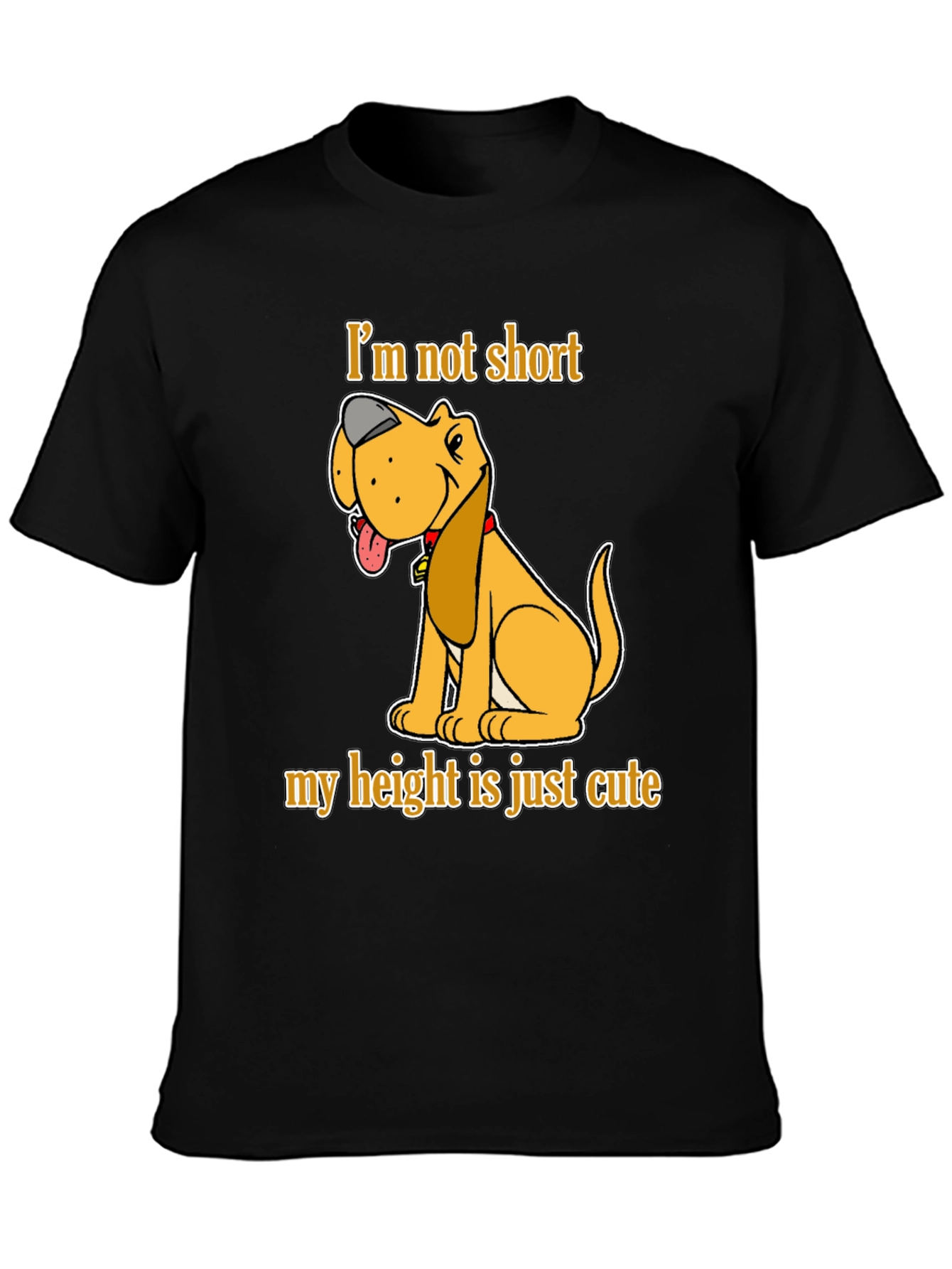Cute Dog Short Height T-Shirt