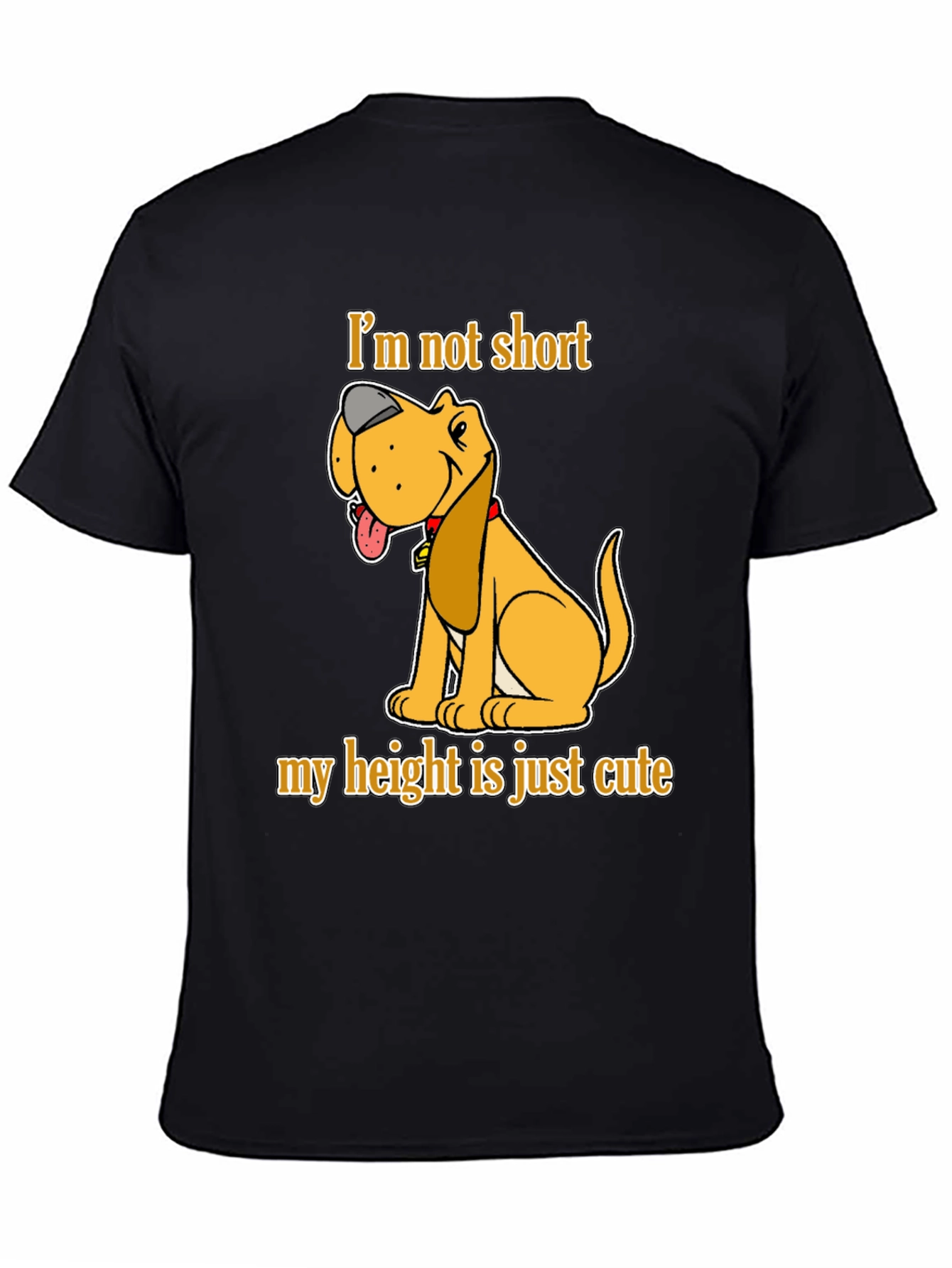 Cute Dog Short Height T-Shirt