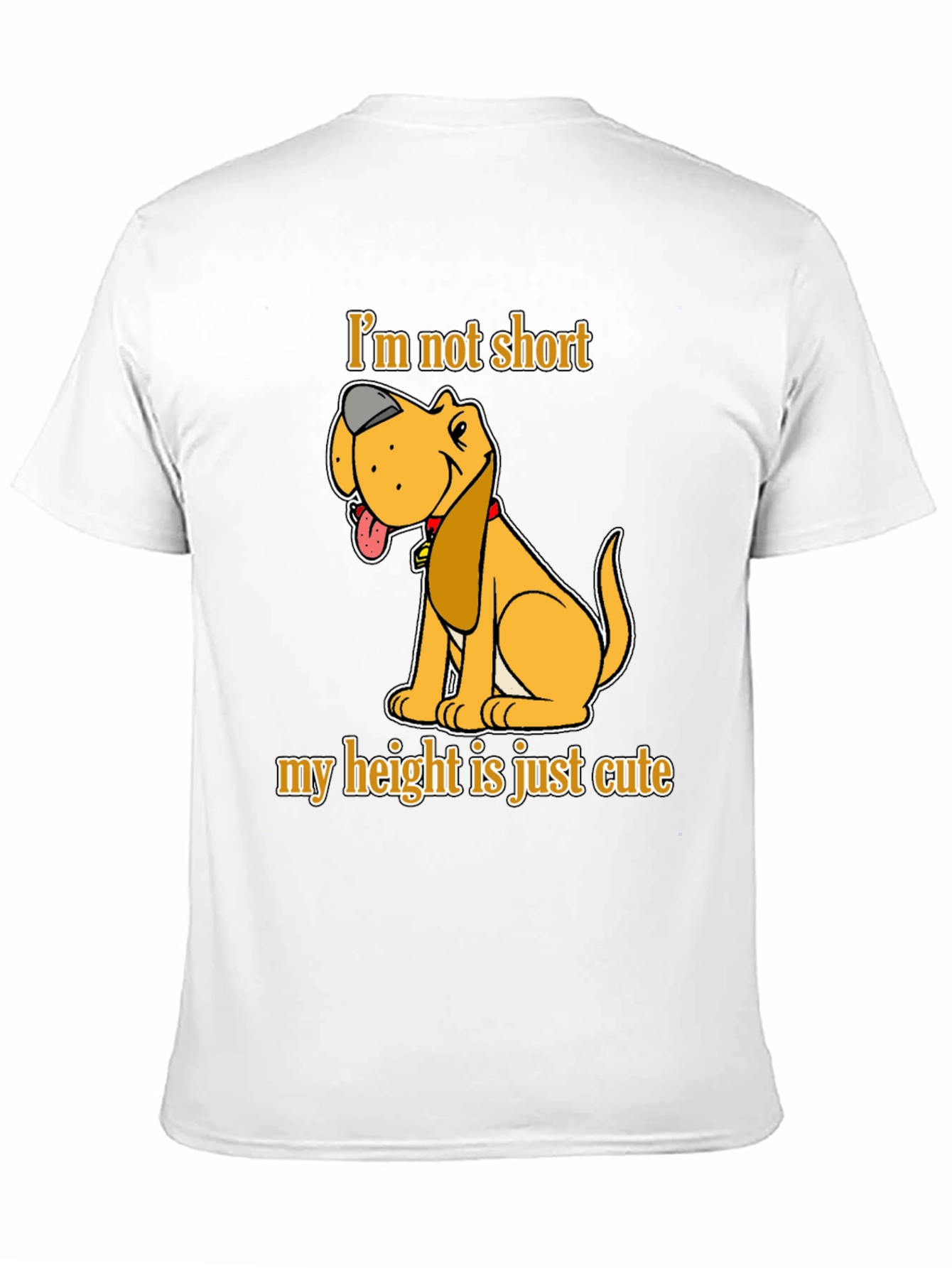 Cute Dog Short Height T-Shirt