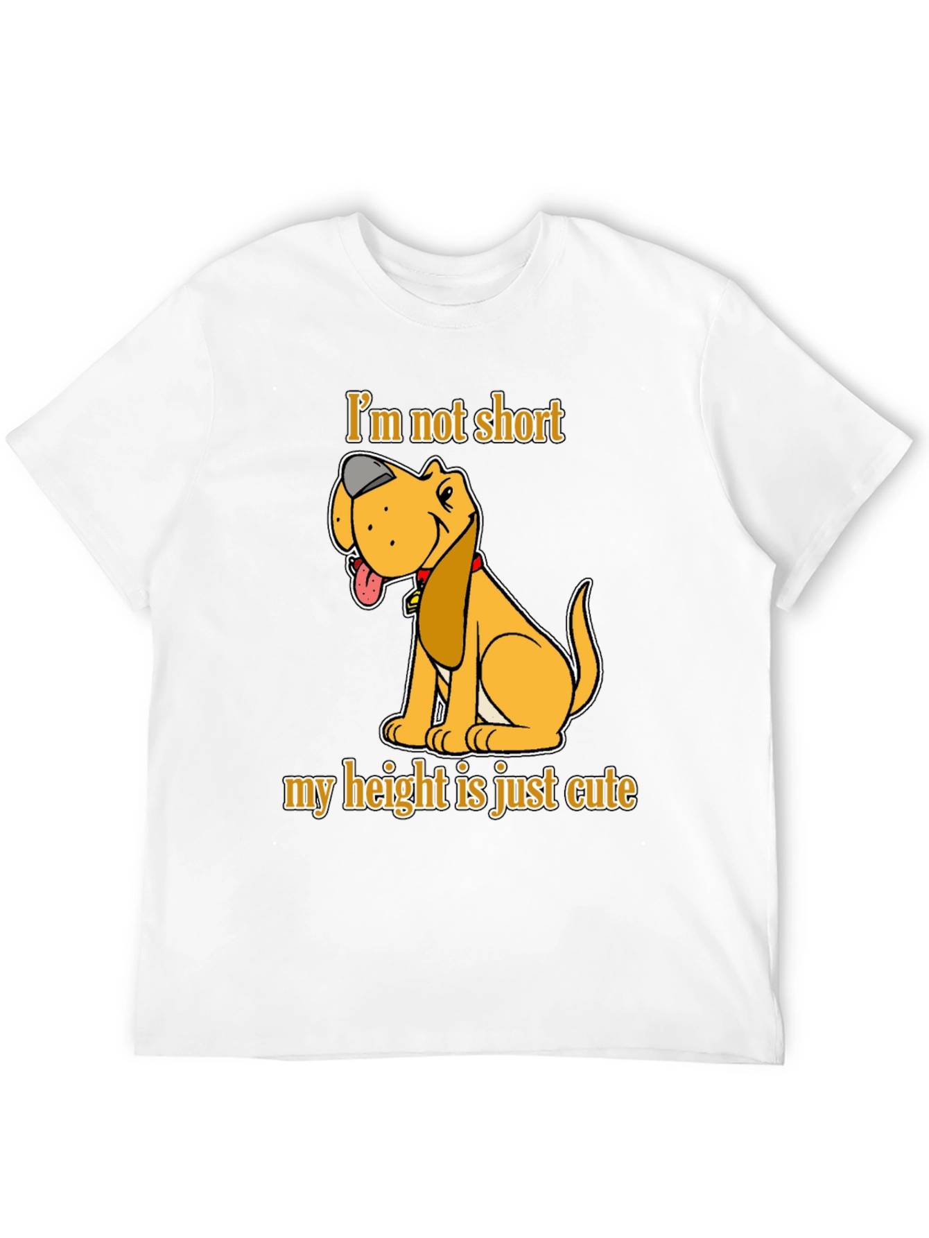 Cute Dog Short Height T-Shirt