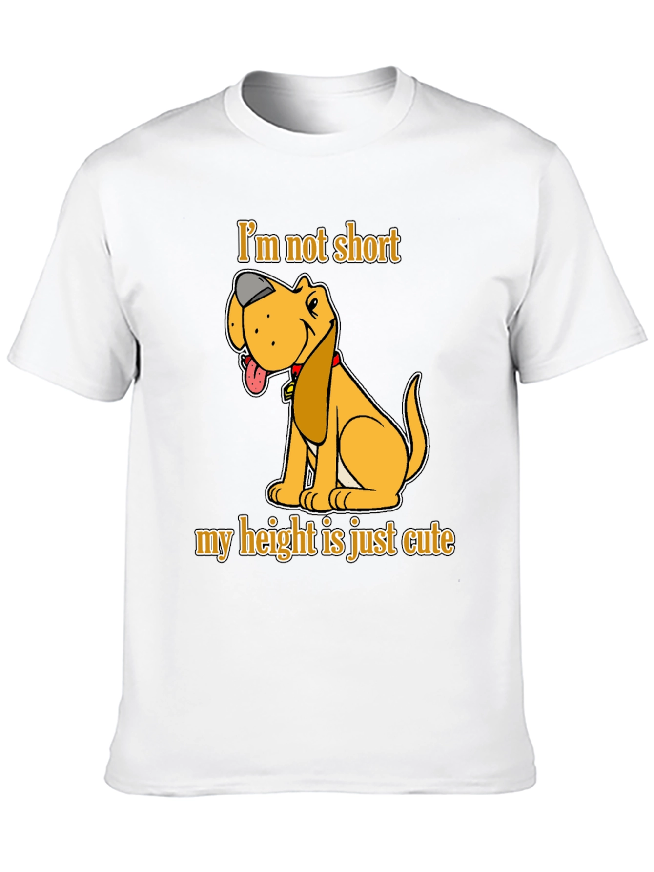 Cute Dog Short Height T-Shirt