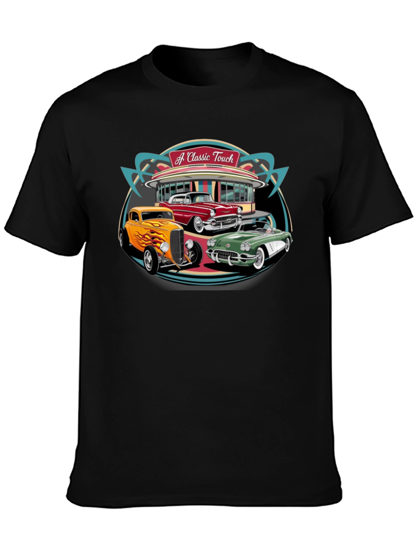 Classic Cars T-Shirt - A Classic Touch Design