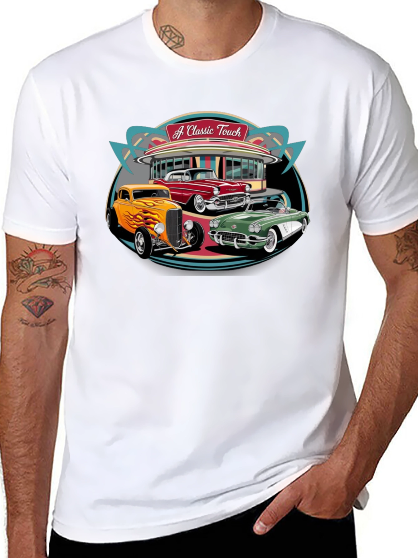 Classic Cars T-Shirt - A Classic Touch Design
