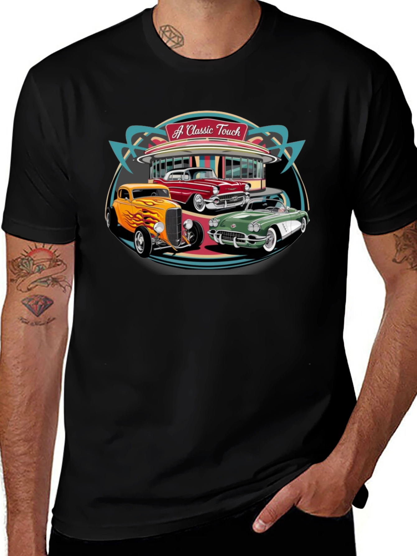 Classic Cars T-Shirt - A Classic Touch Design