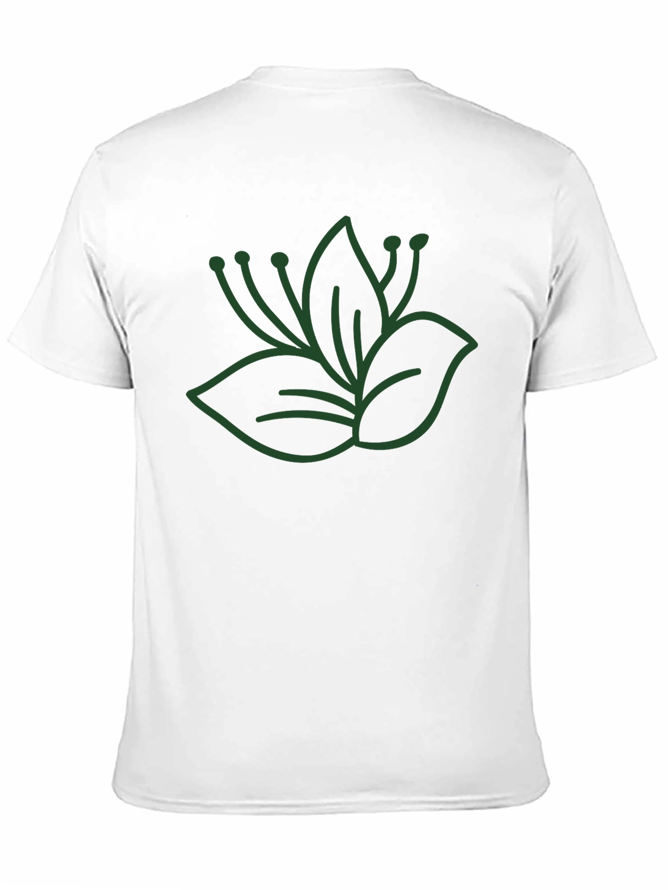 Botanical Graphic Black T-Shirt