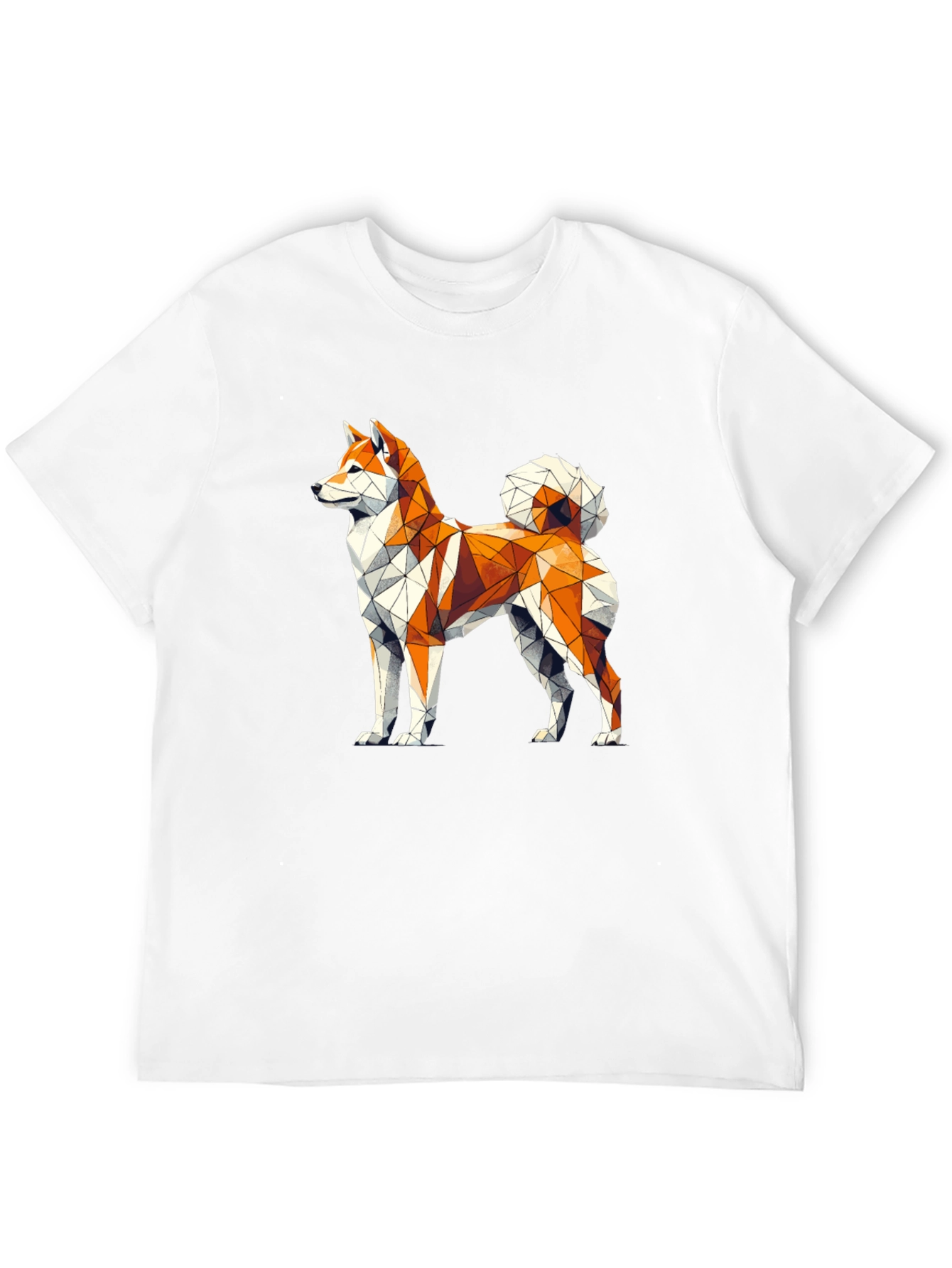 Geometric Dog Graphic Tee