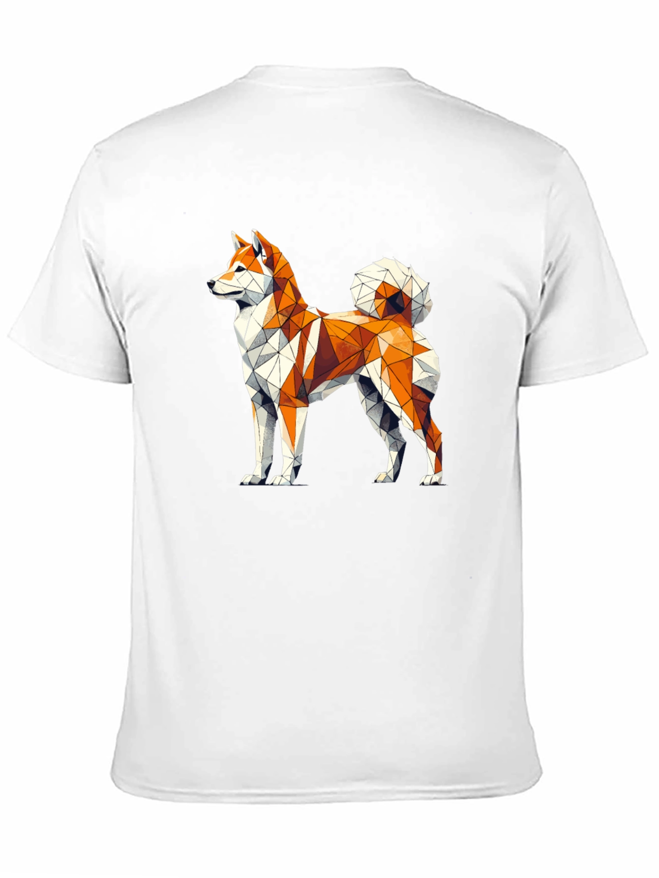 Geometric Dog Graphic Tee