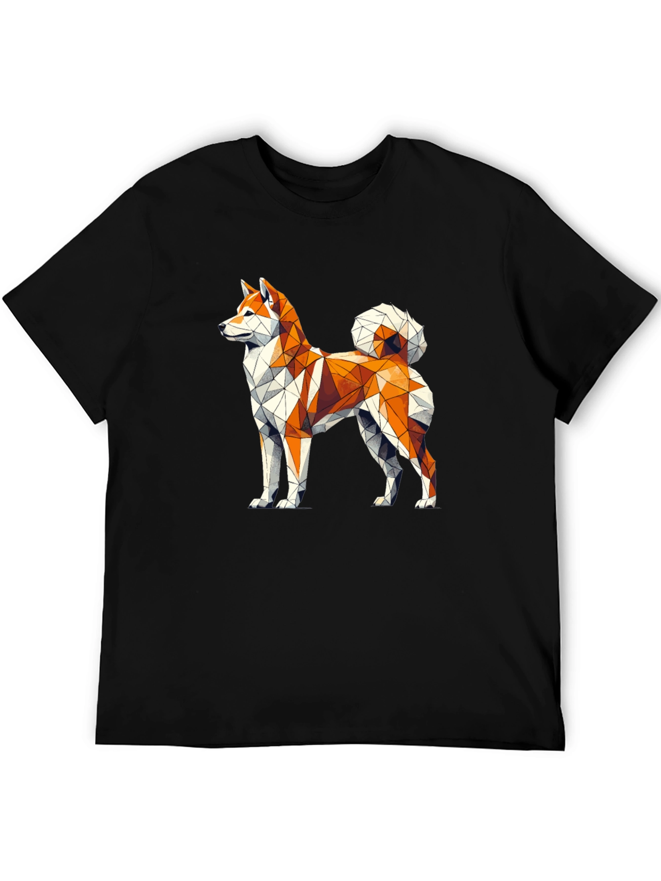 Geometric Dog Graphic Tee
