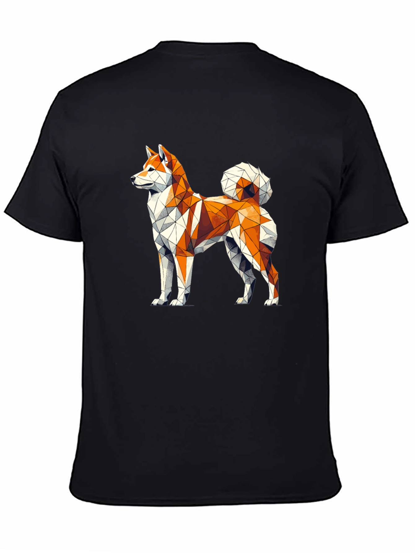 Geometric Dog Graphic Tee