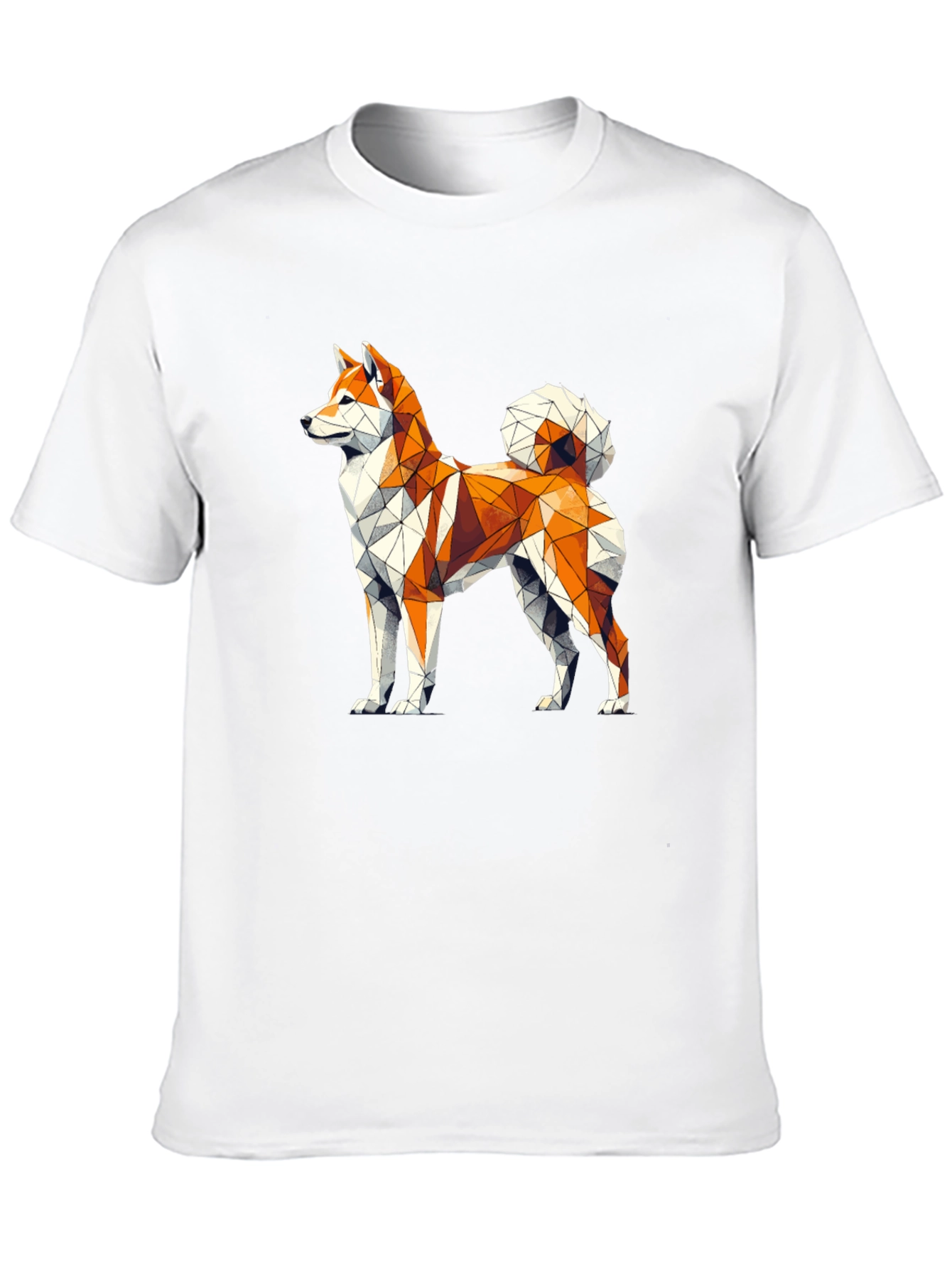 Geometric Dog Graphic Tee