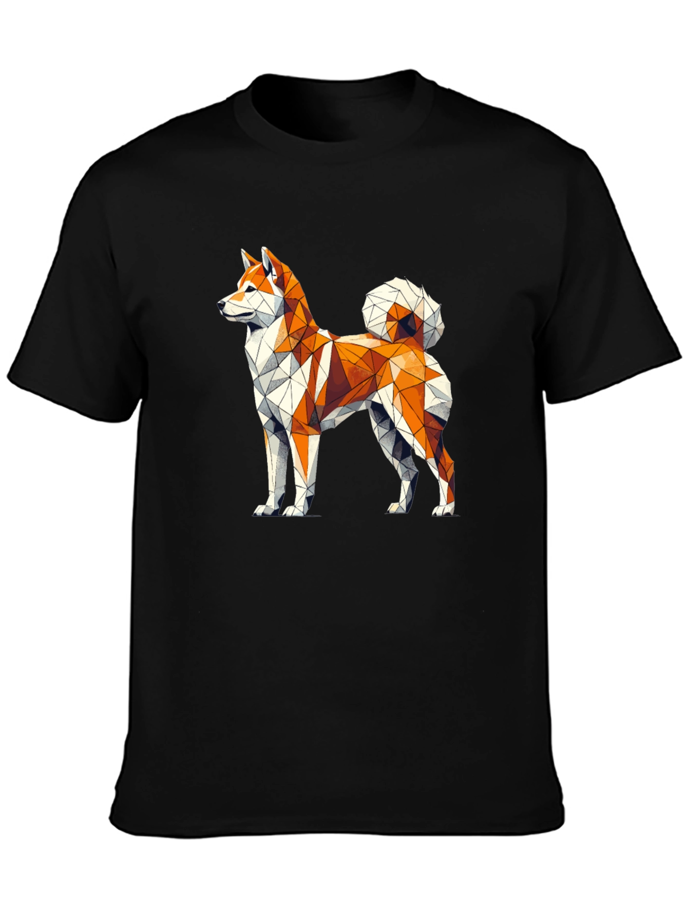Geometric Dog Graphic Tee