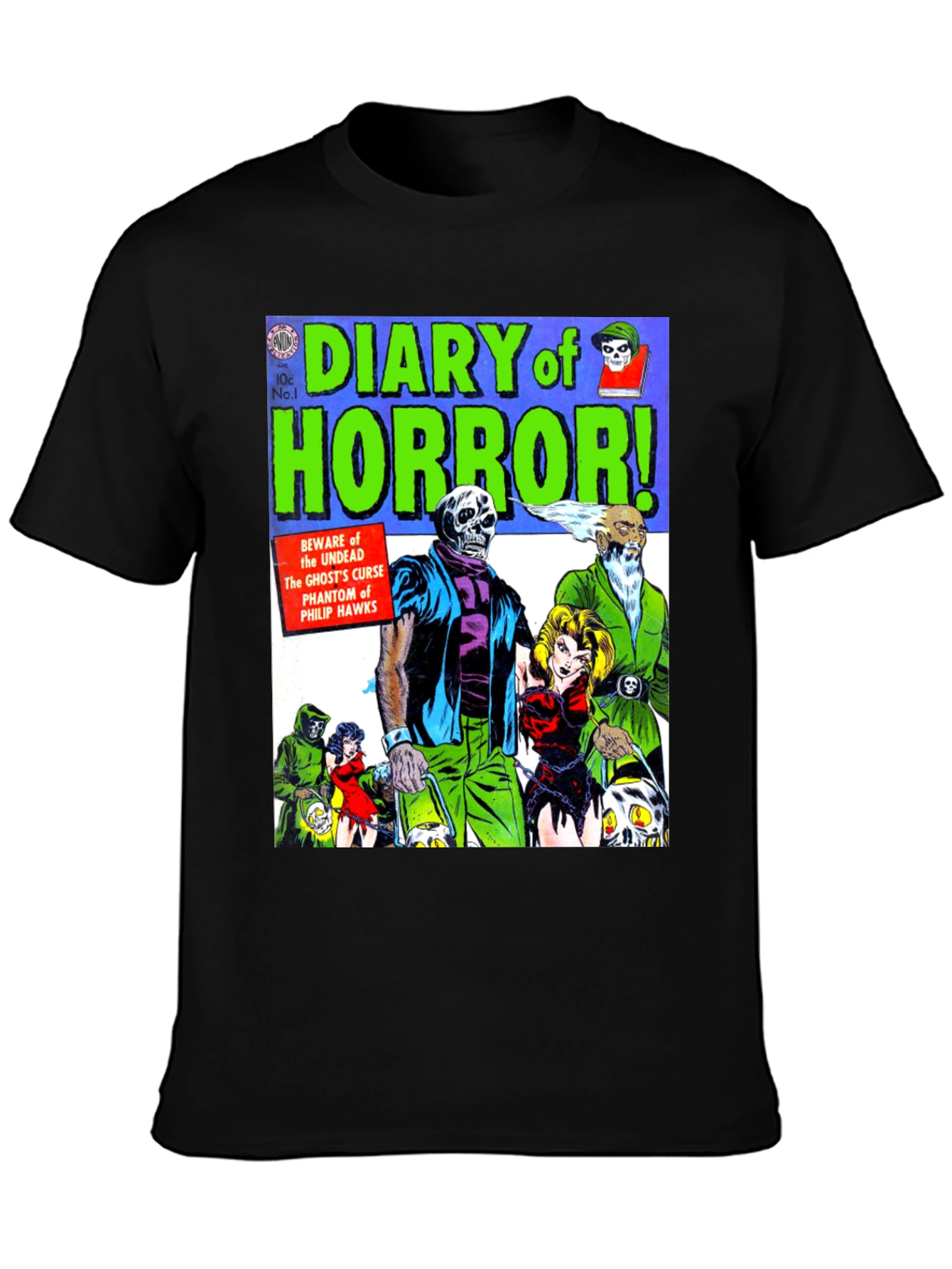 Diary of Horror Comic Book T-Shirt