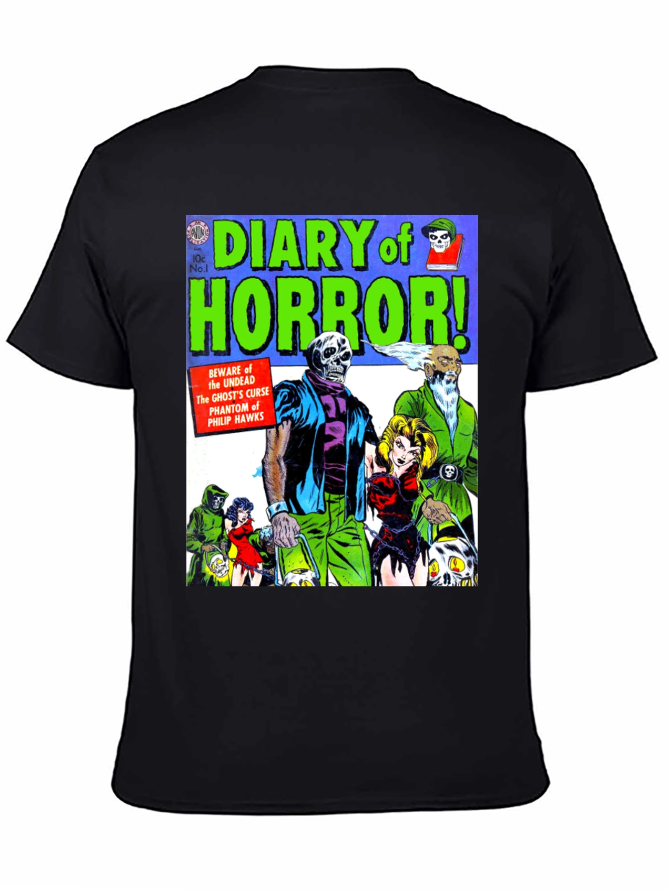 Diary of Horror Comic Book T-Shirt