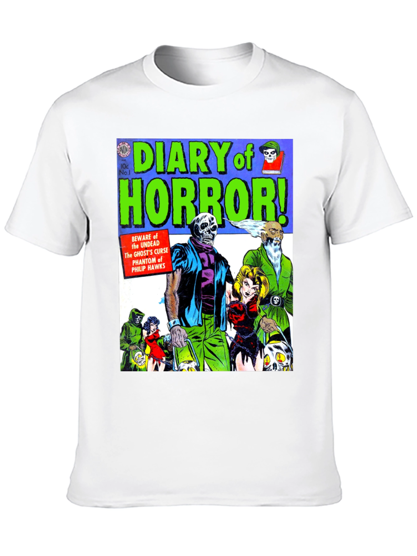 Diary of Horror Comic Book T-Shirt