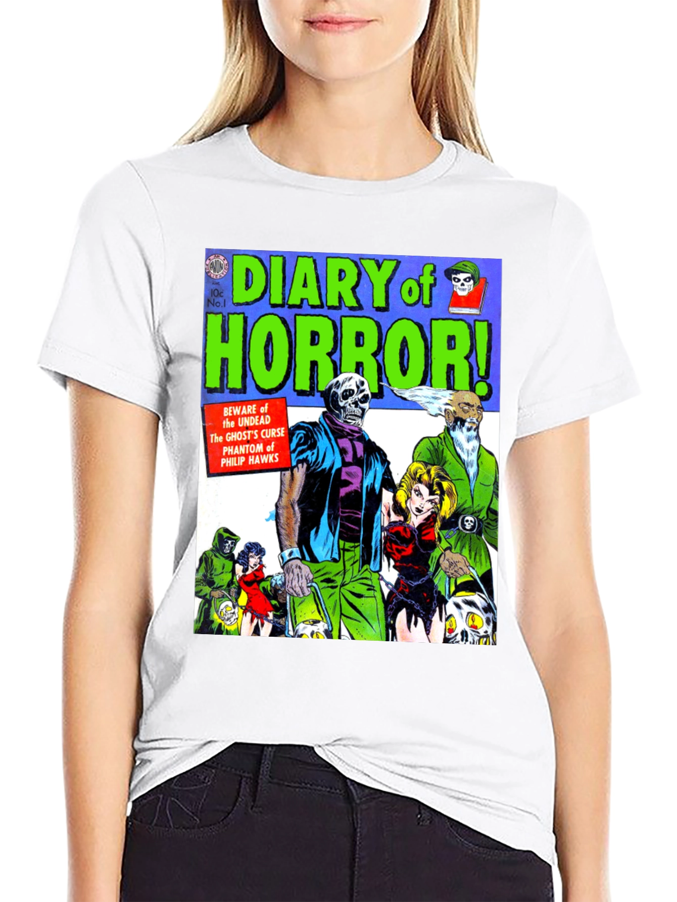 Diary of Horror Comic Book T-Shirt