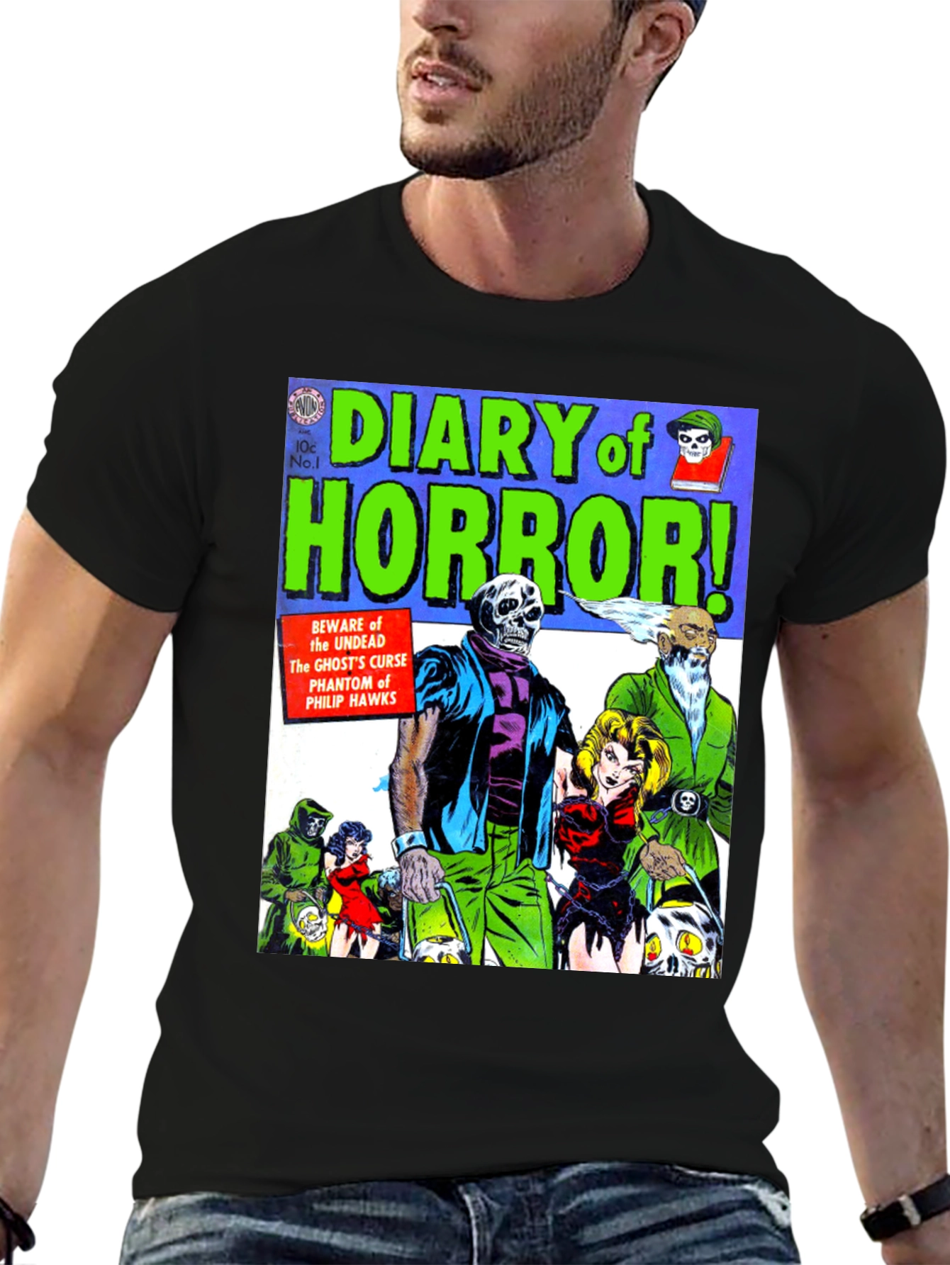 Diary of Horror Comic Book T-Shirt