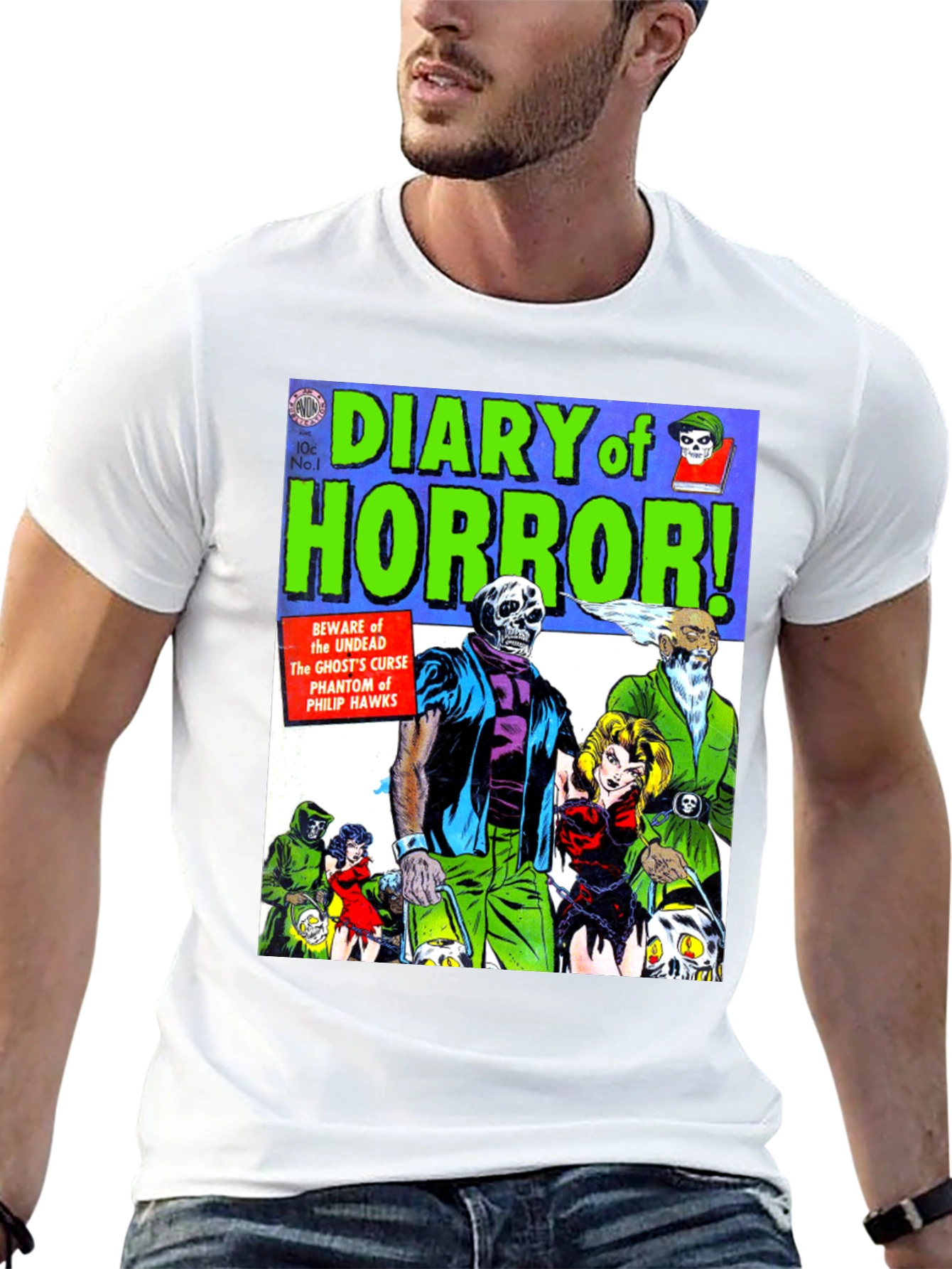 Diary of Horror Comic Book T-Shirt
