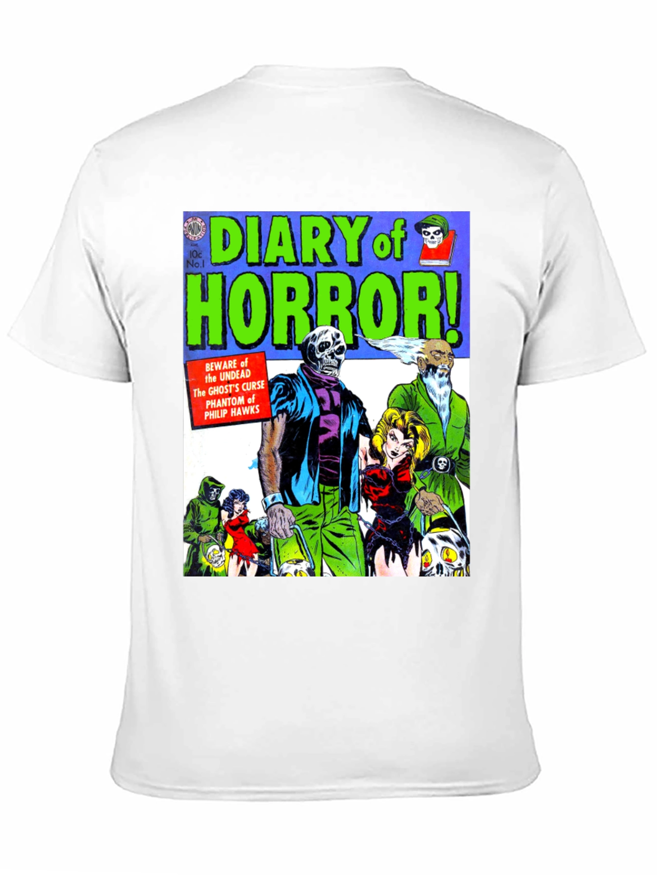 Diary of Horror Comic Book T-Shirt