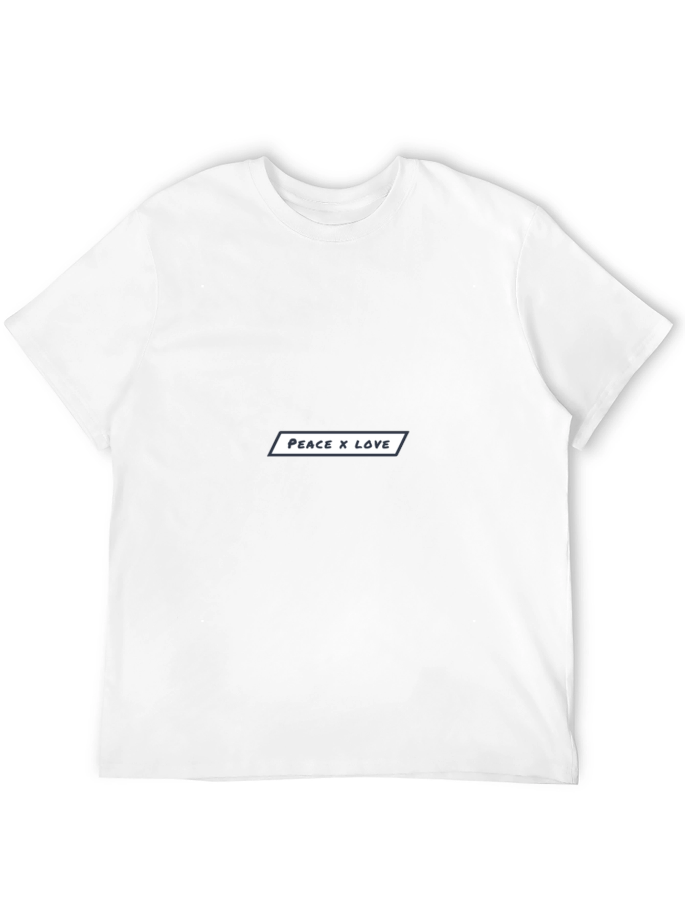 Peace x Love Black T-Shirt