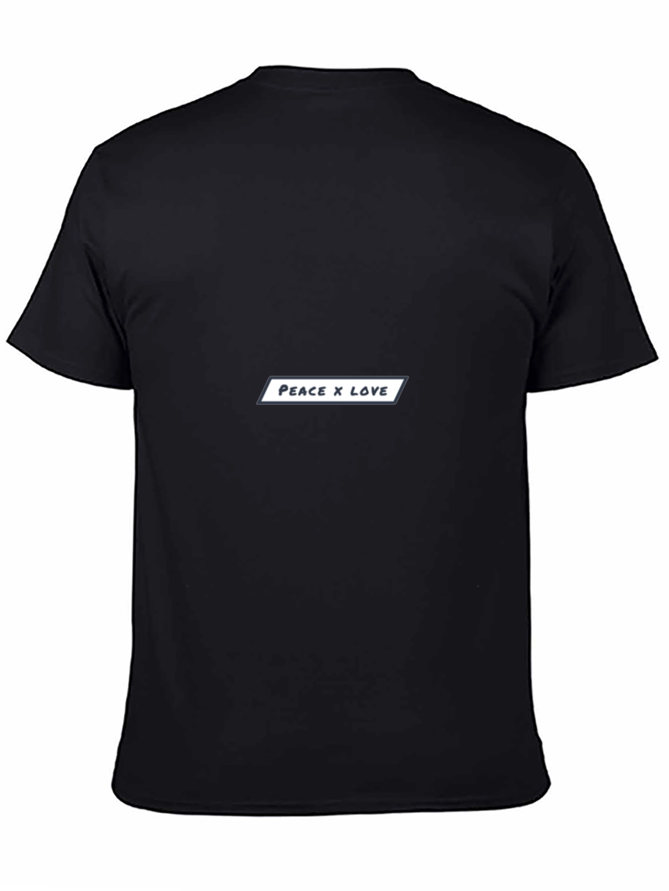 Peace x Love Black T-Shirt