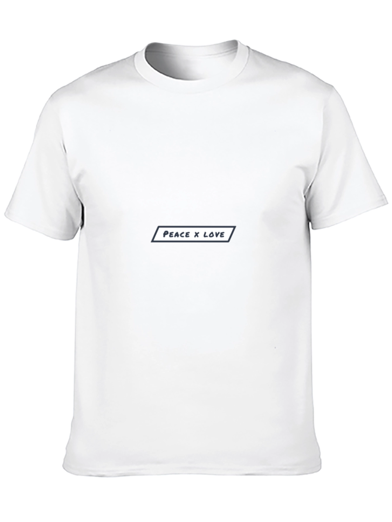 Peace x Love Black T-Shirt