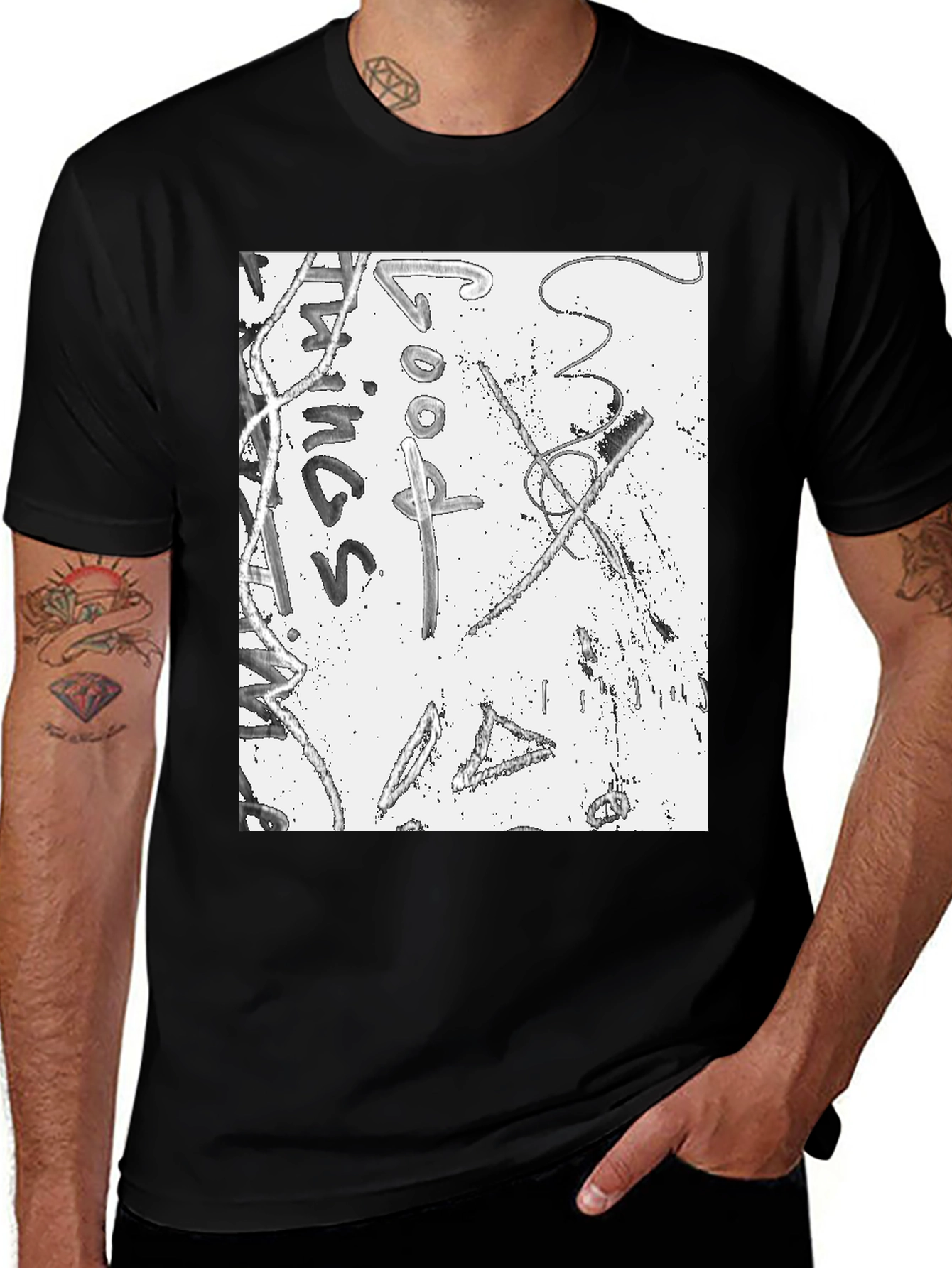Good Things Black Graphic Tee