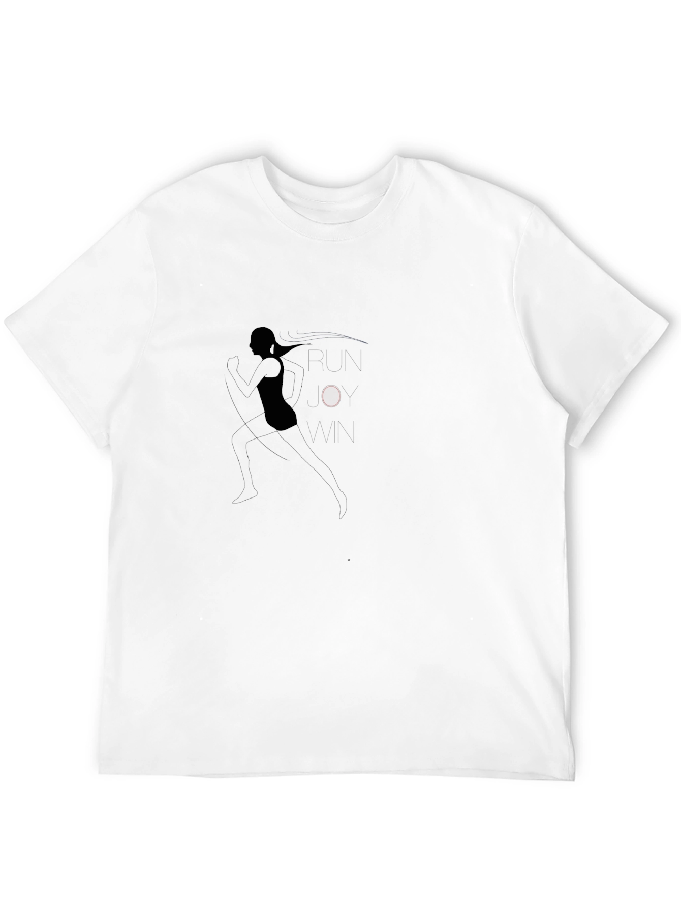 Runner Woman Black T-Shirt