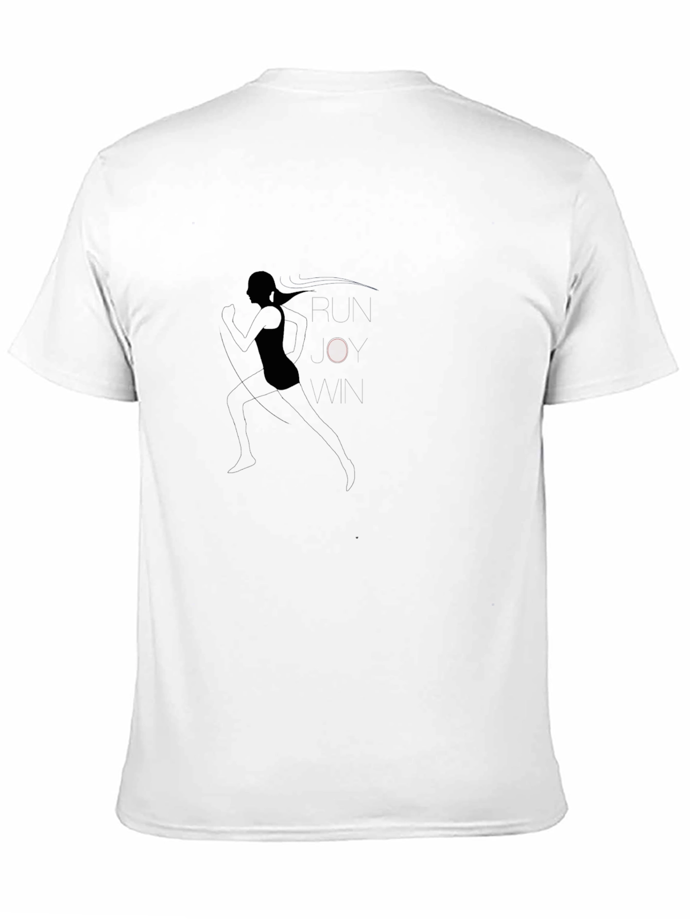 Runner Woman Black T-Shirt