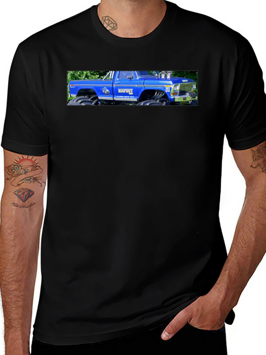 Blue Monster Truck Graphic Tee