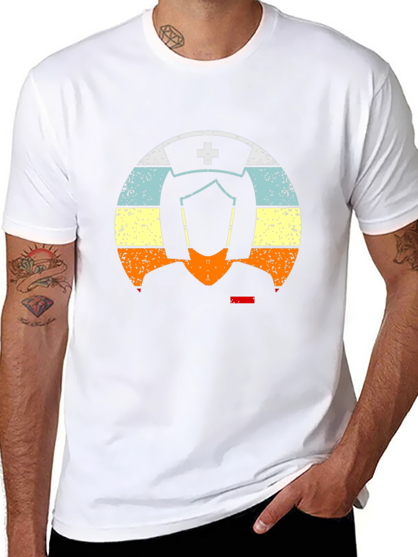 Retro Nurse T-Shirt - Healthcare Hero Tee