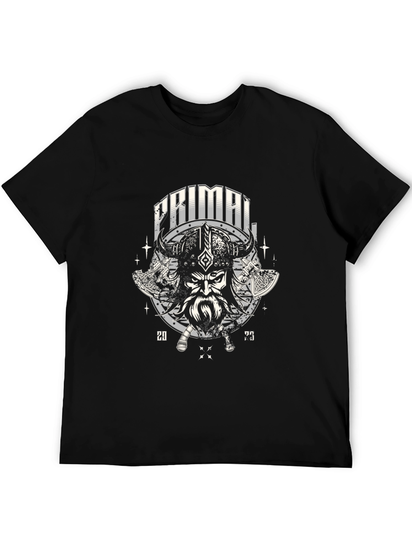 Primal Viking T-Shirt: Graphic Tee for Men