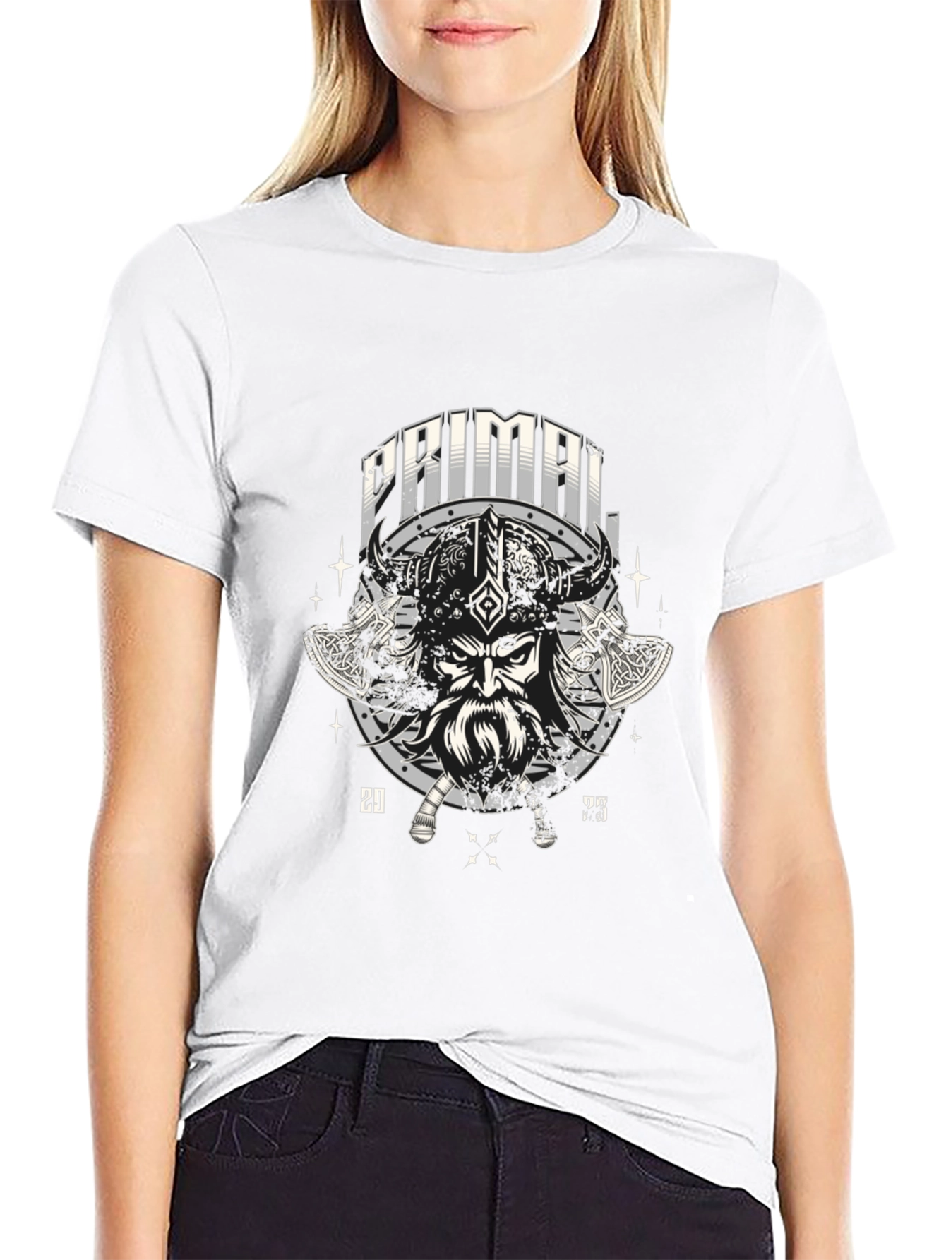 Primal Viking T-Shirt: Graphic Tee for Men