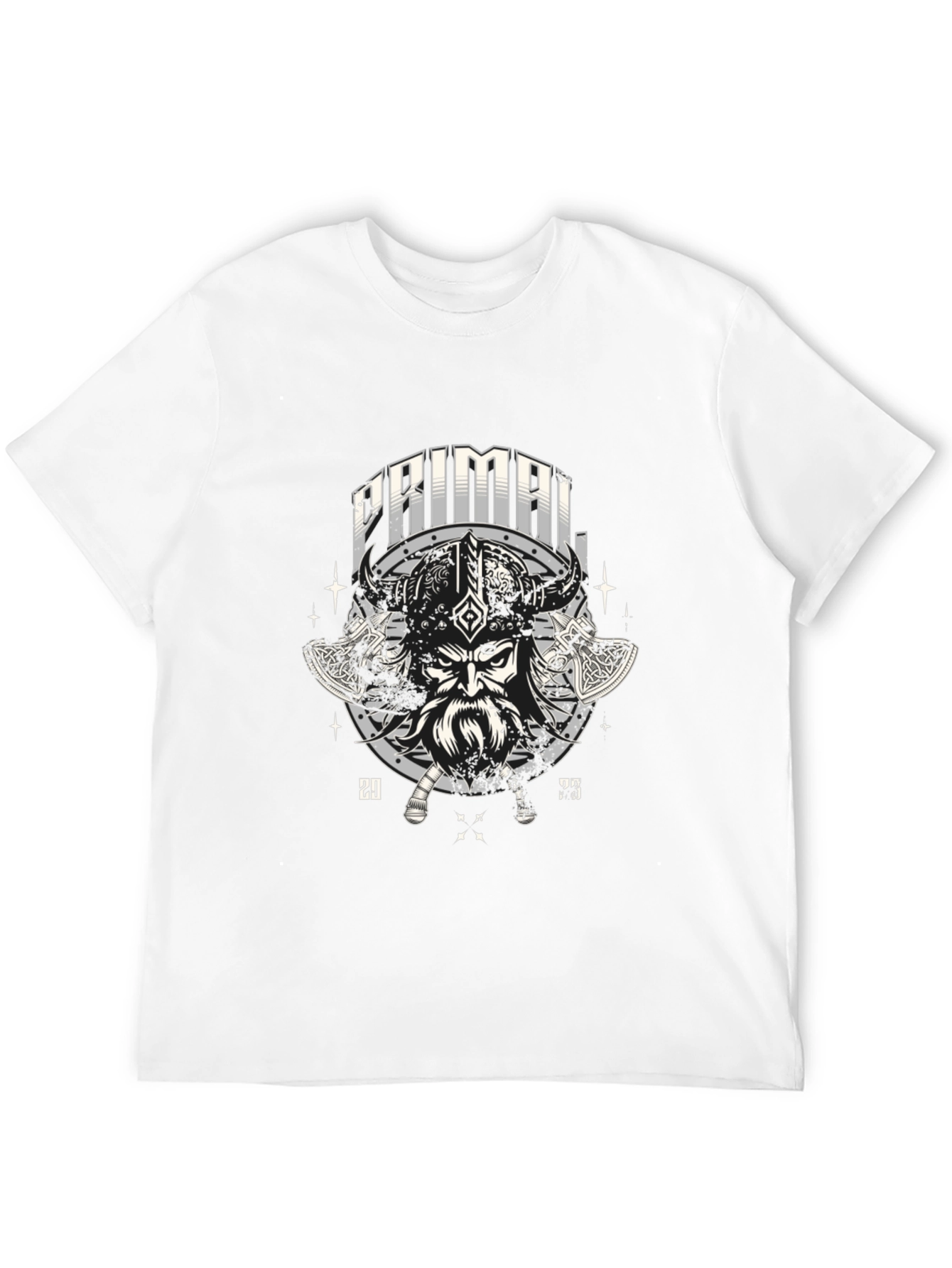 Primal Viking T-Shirt: Graphic Tee for Men
