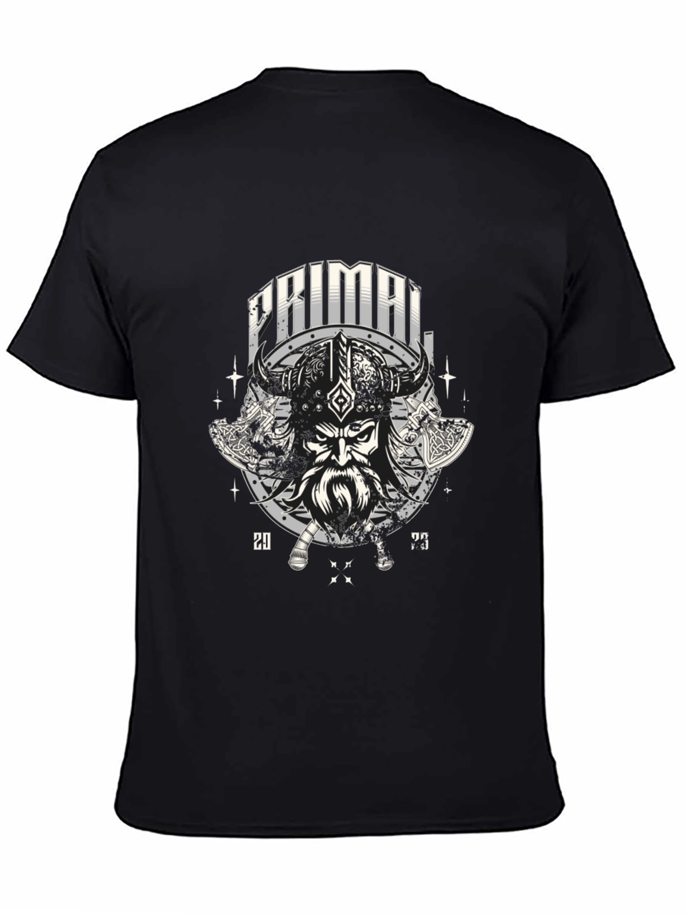 Primal Viking T-Shirt: Graphic Tee for Men