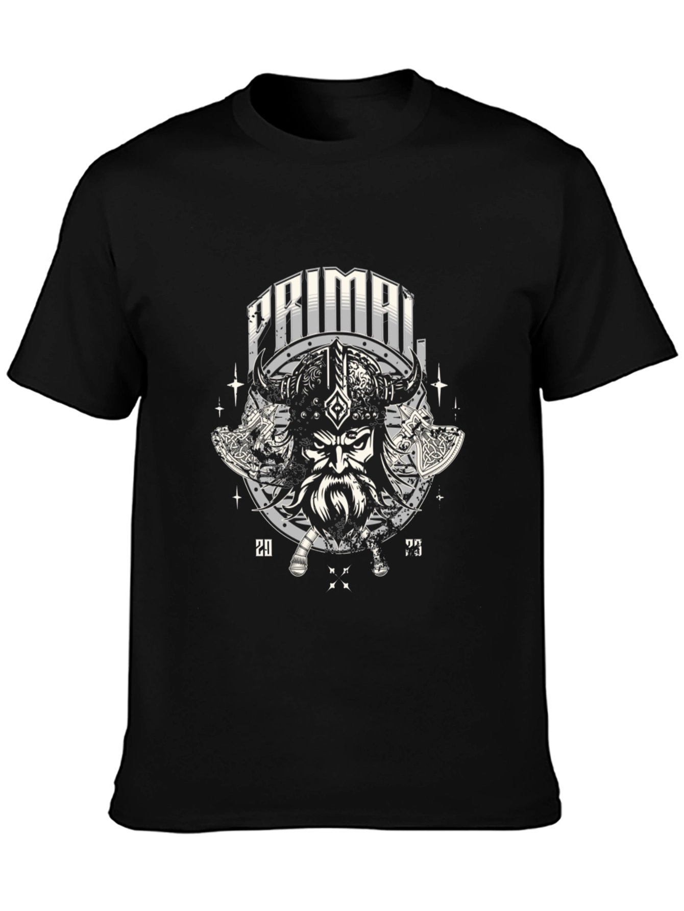 Primal Viking T-Shirt: Graphic Tee for Men