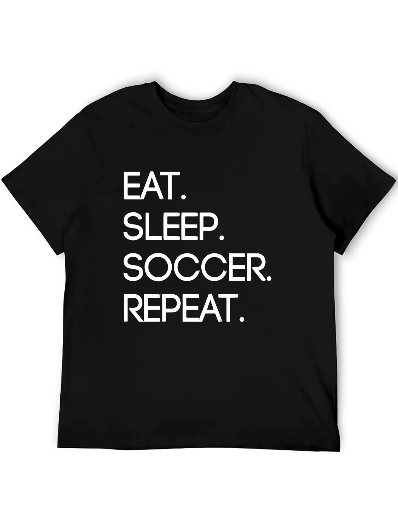 Eat Sleep Soccer Repeat Graphic T-Shirt
