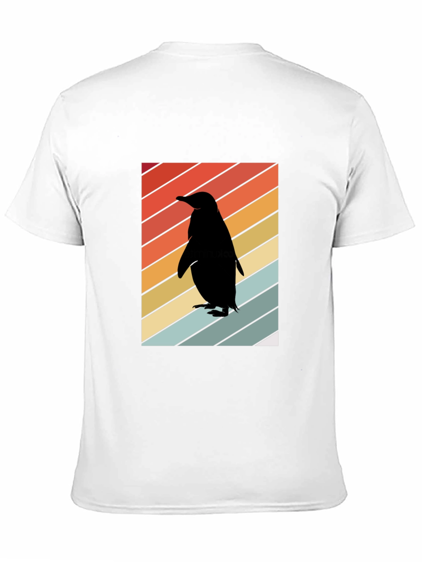 Retro Penguin Silhouette T-Shirt