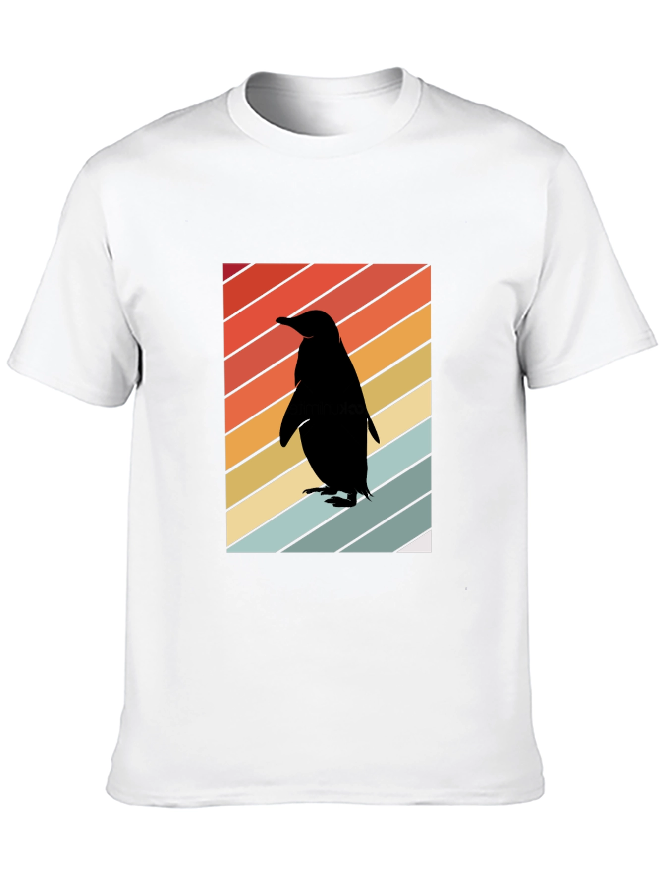 Retro Penguin Silhouette T-Shirt