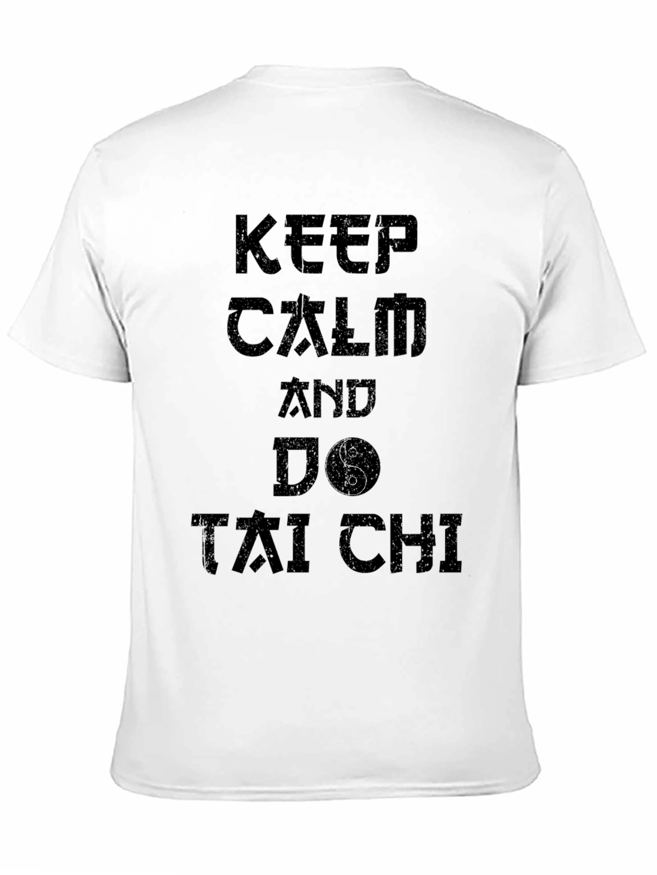 Keep Calm and Do Tai Chi Black T-Shirt