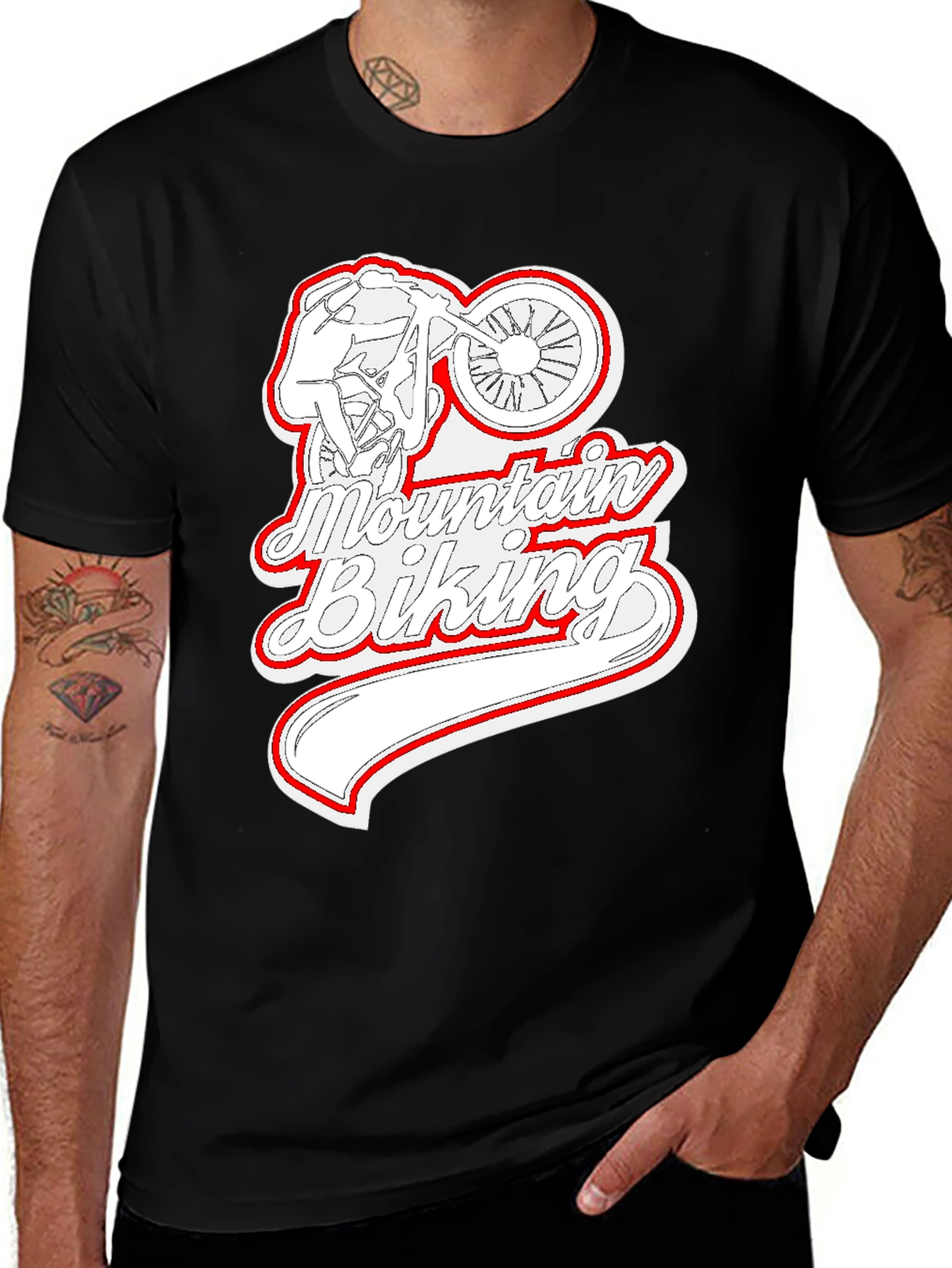 Mountain Biking Graphic Tee