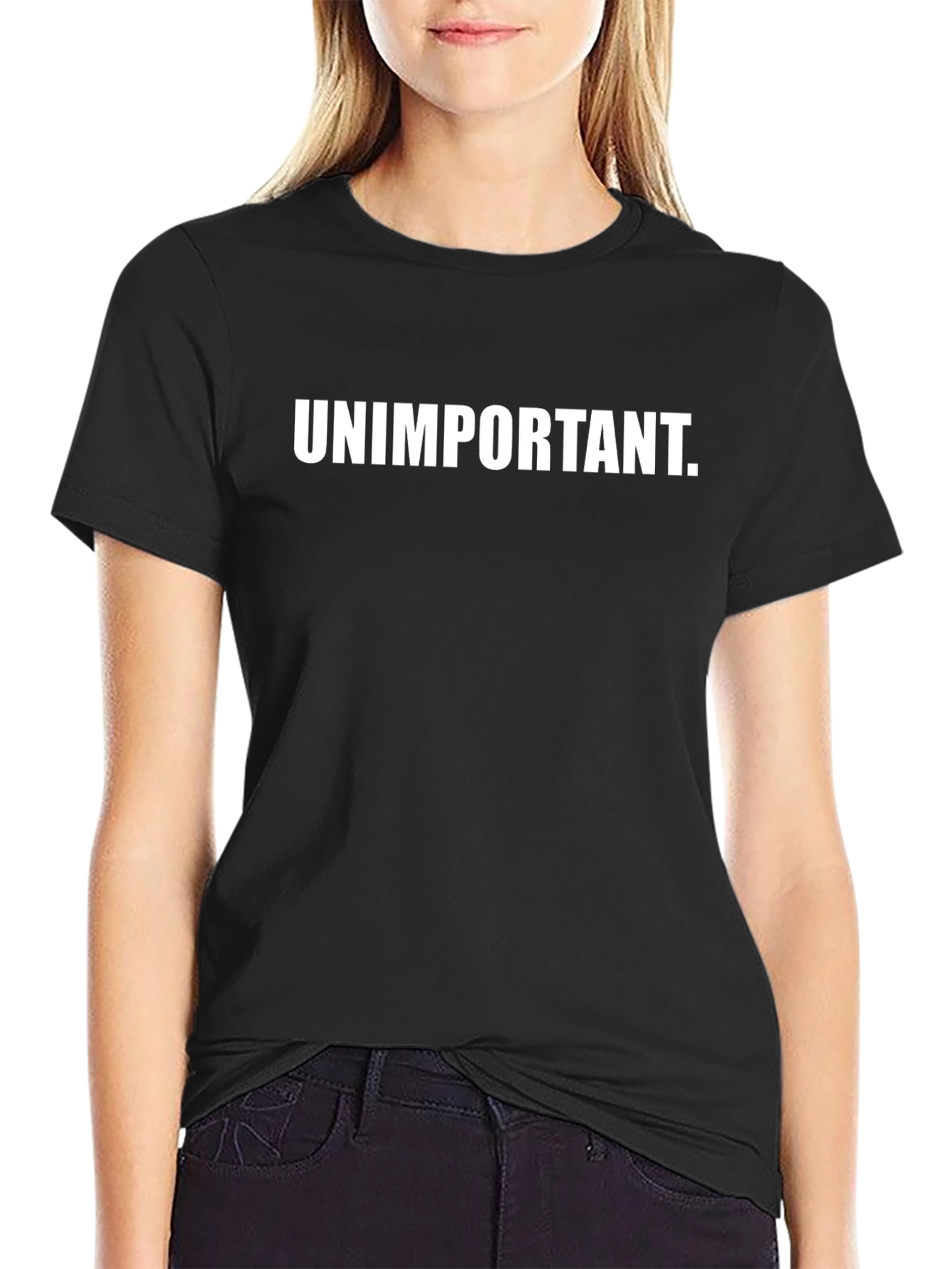 Unimportant Graphic T-Shirt - Bold Statement Tee